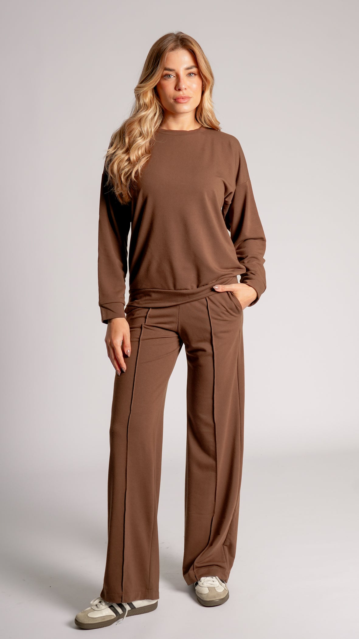 Calça Moletinho Premium - Marrom