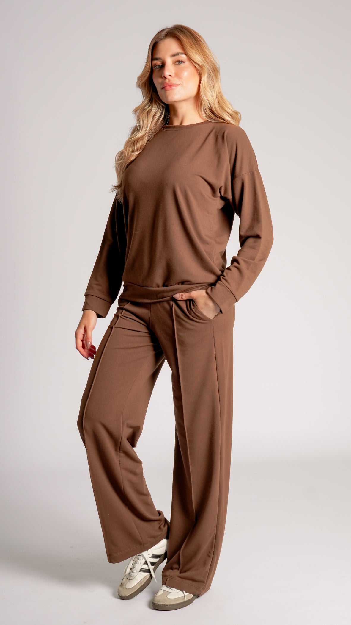 Calça Moletinho Premium - Marrom