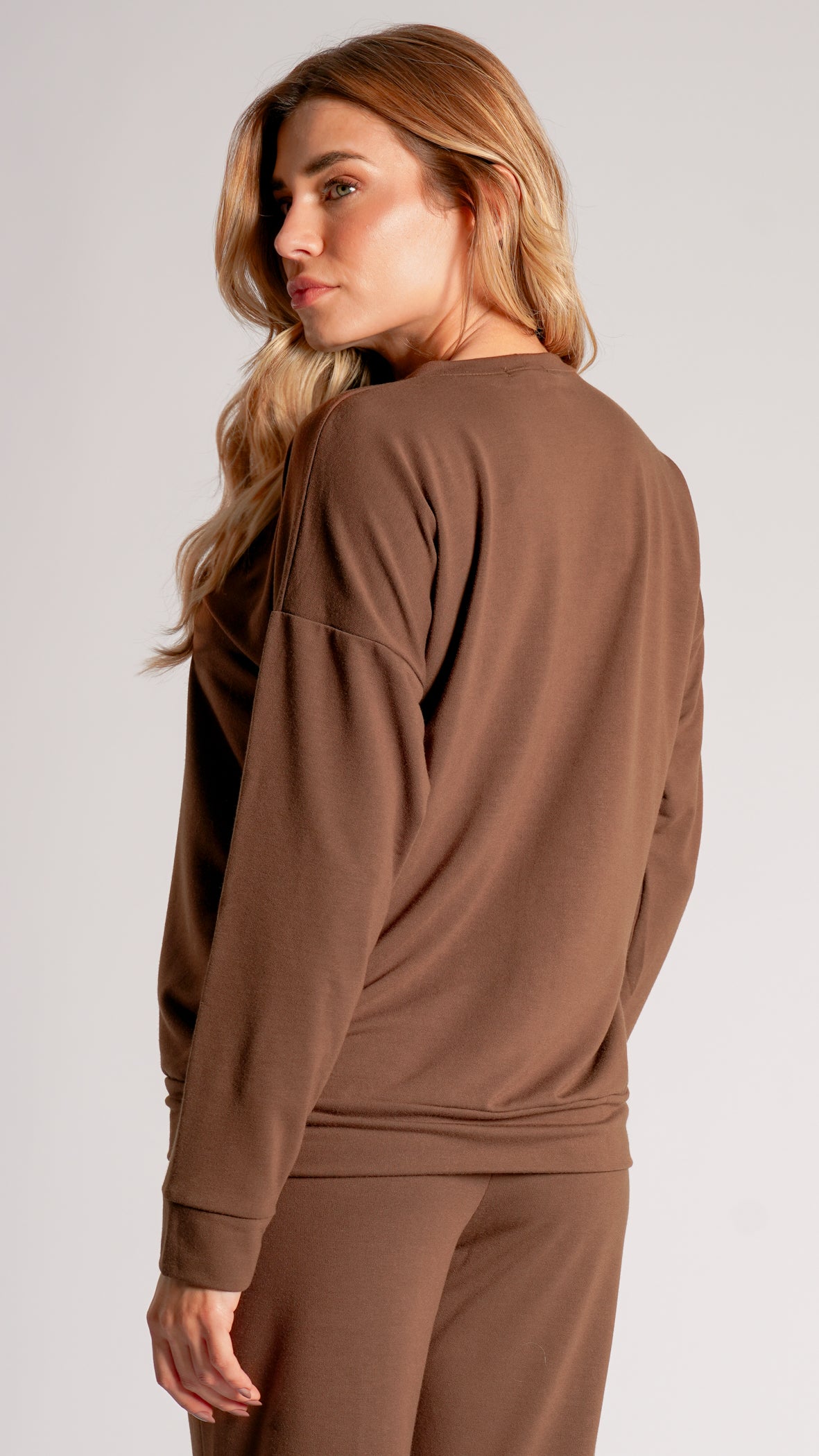 Blusa Moletinho Premium - Marrom