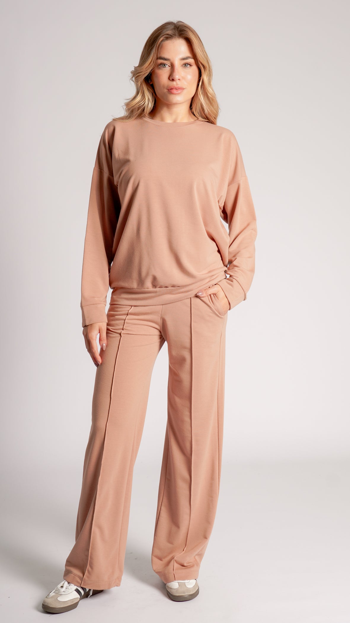 Blusa Moletinho Premium - Nude