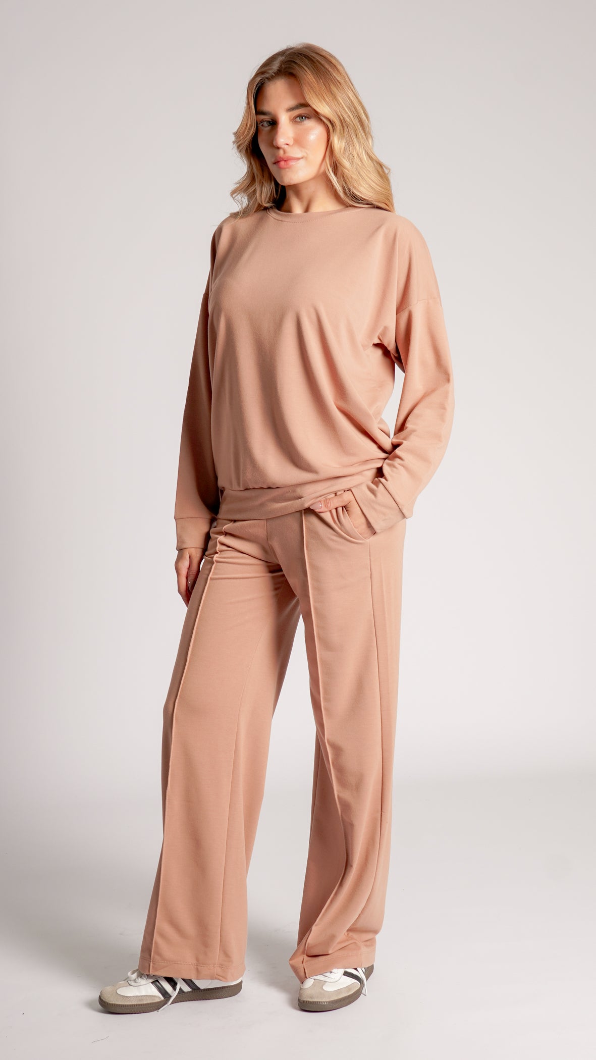 Calça Moletinho Premium - Nude