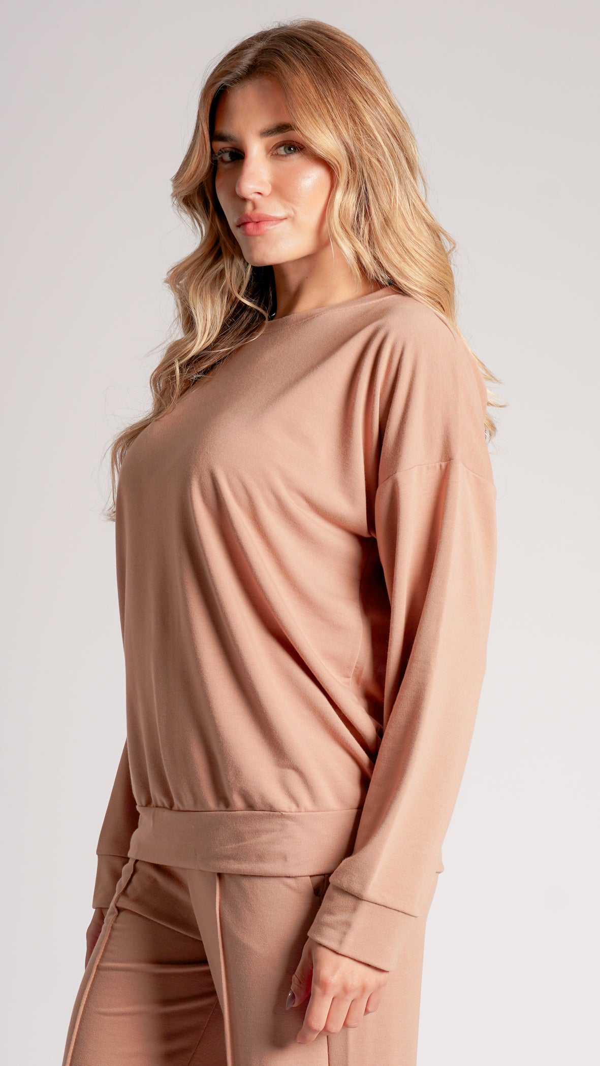 Blusa Moletinho Premium - Nude