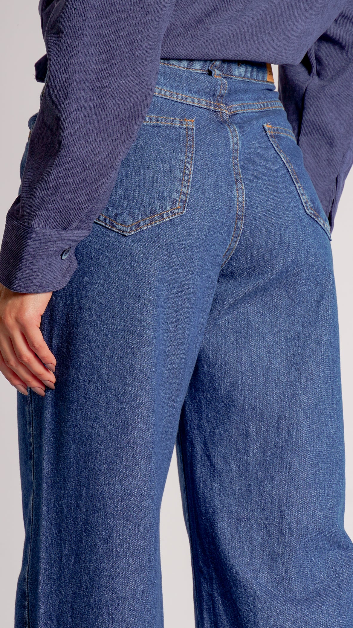Calça Jeans Reta - Escuro