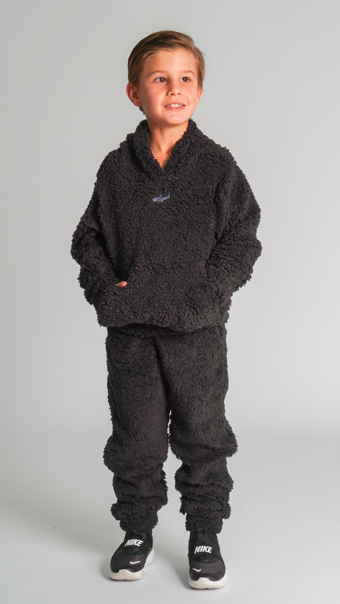 Canguru Sherpa Kids Unissex - Preto