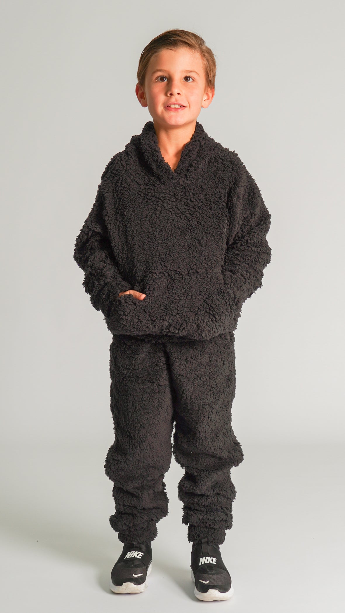 Canguru Sherpa Kids Unissex - Preto