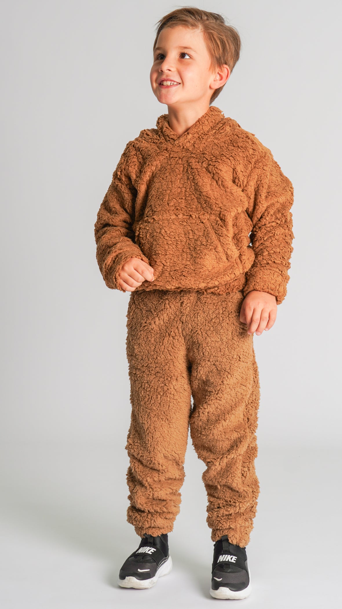 Canguru Sherpa Kids Unissex - Bege Escuro