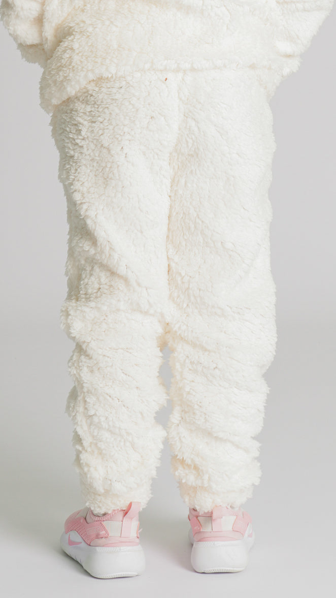 Calça Sherpa Kids Unissex - Off White