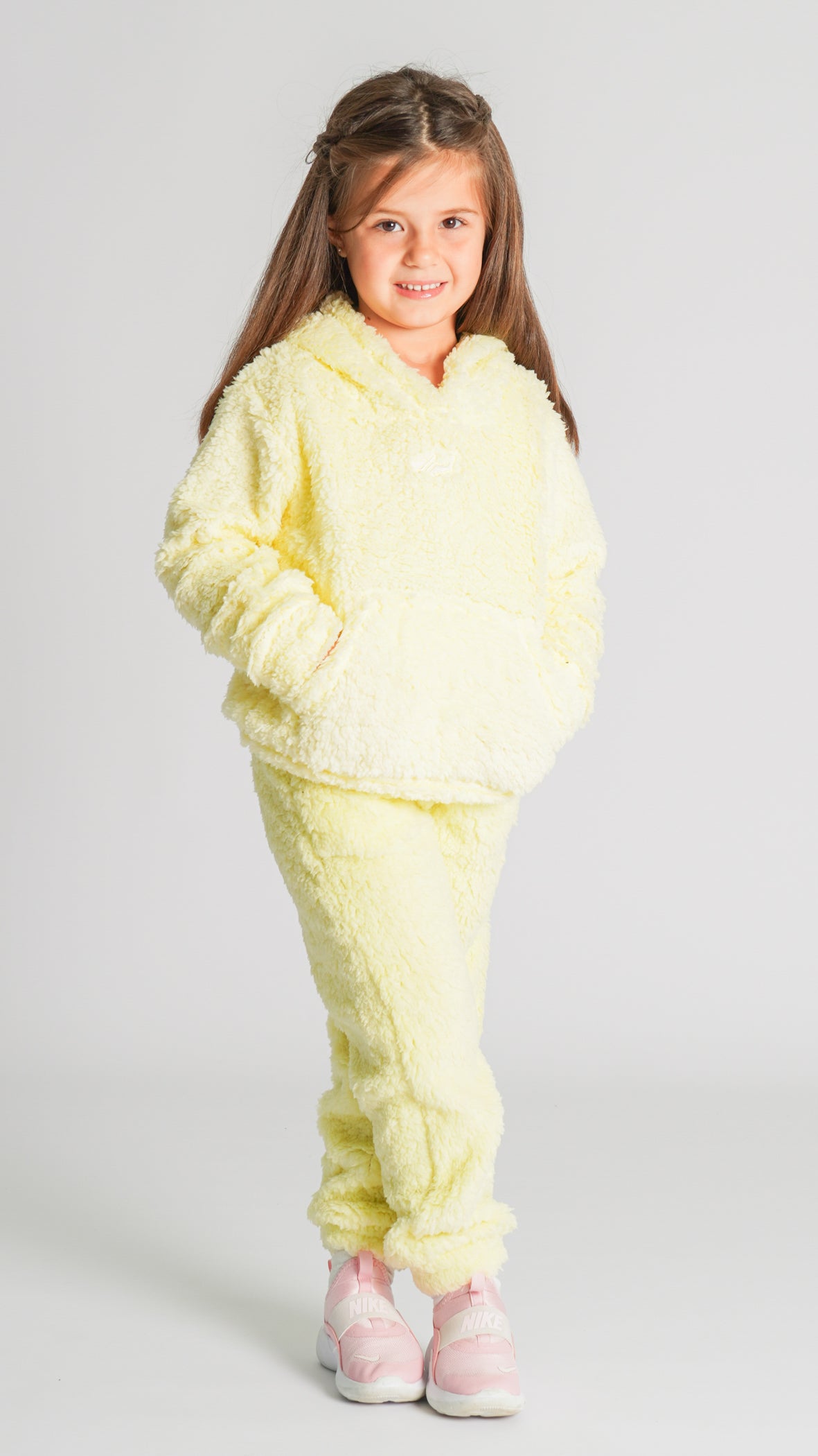 Calça Sherpa Kids Unissex - Amarela