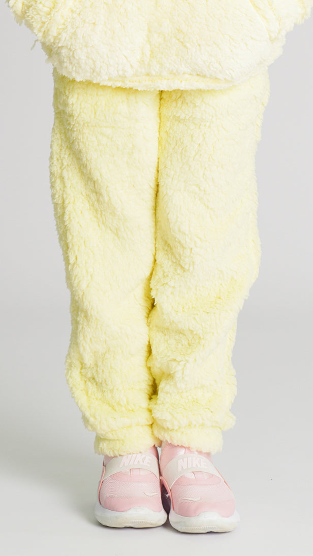Calça Sherpa Kids Unissex - Amarela