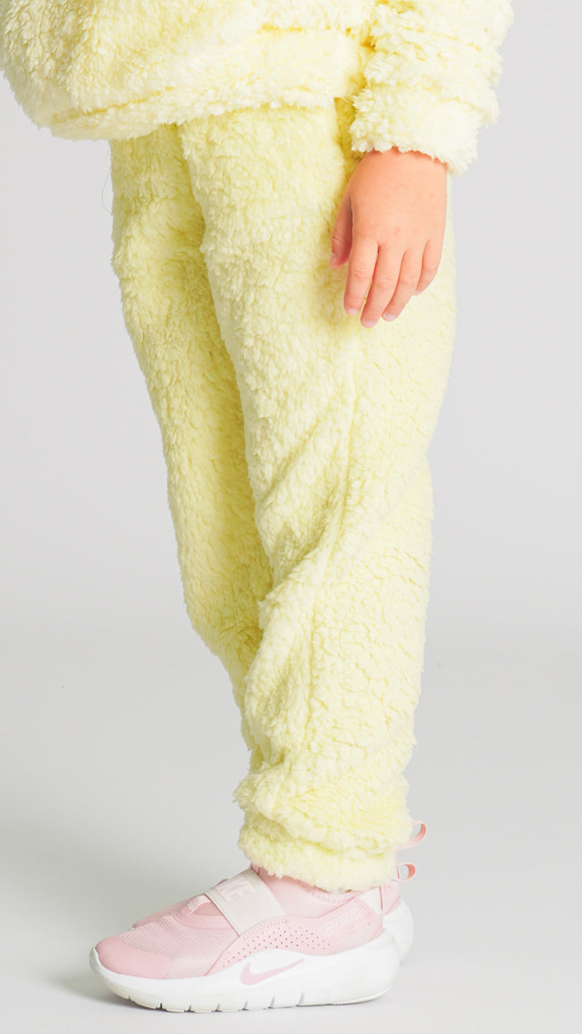 Calça Sherpa Kids Unissex - Amarela