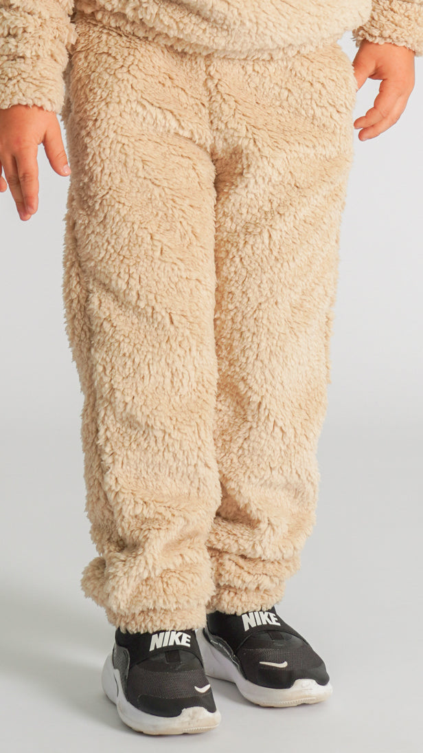 Calça Sherpa Kids Unissex - Bege