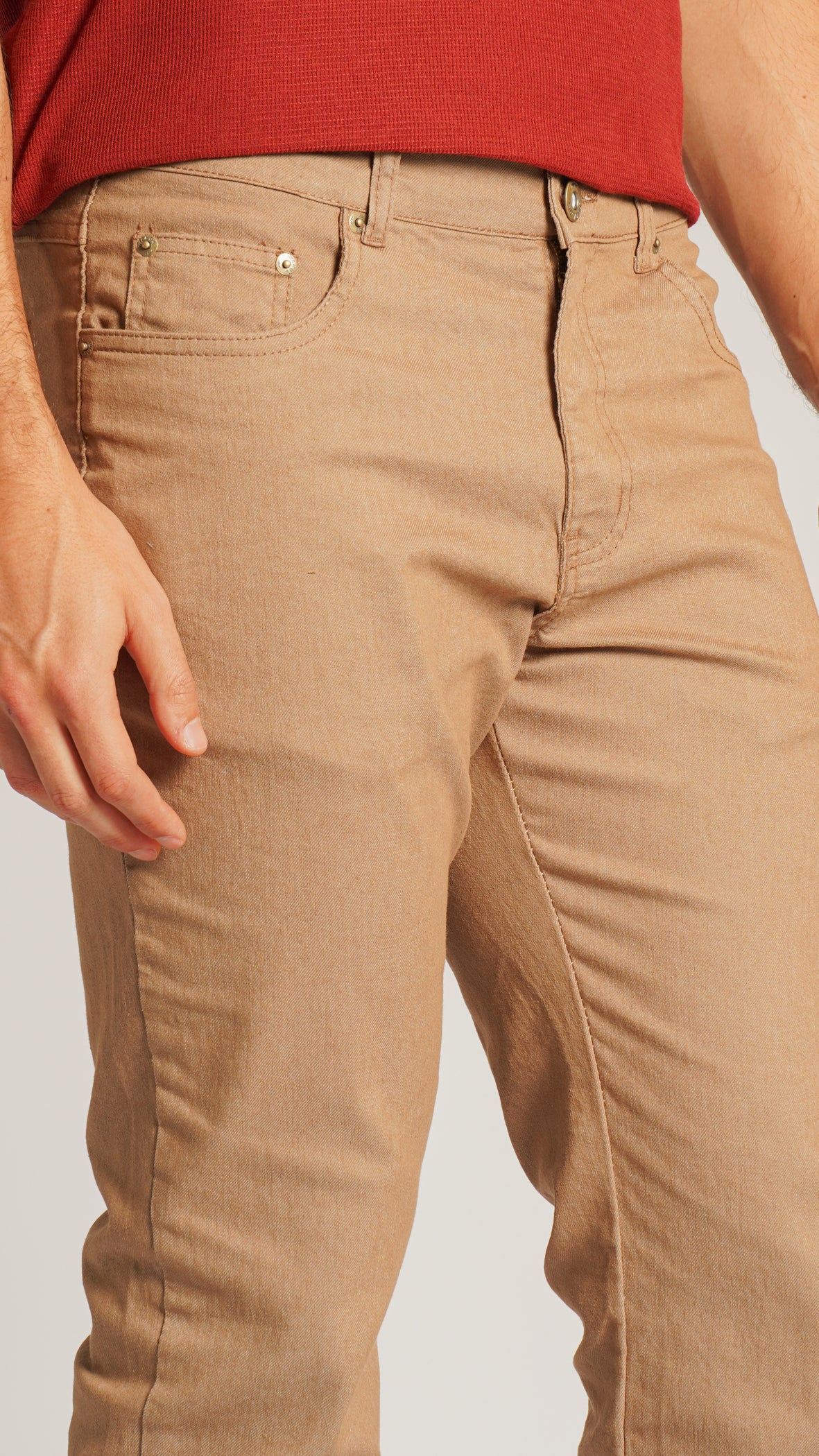 Calça Sarja Tulum - Caqui