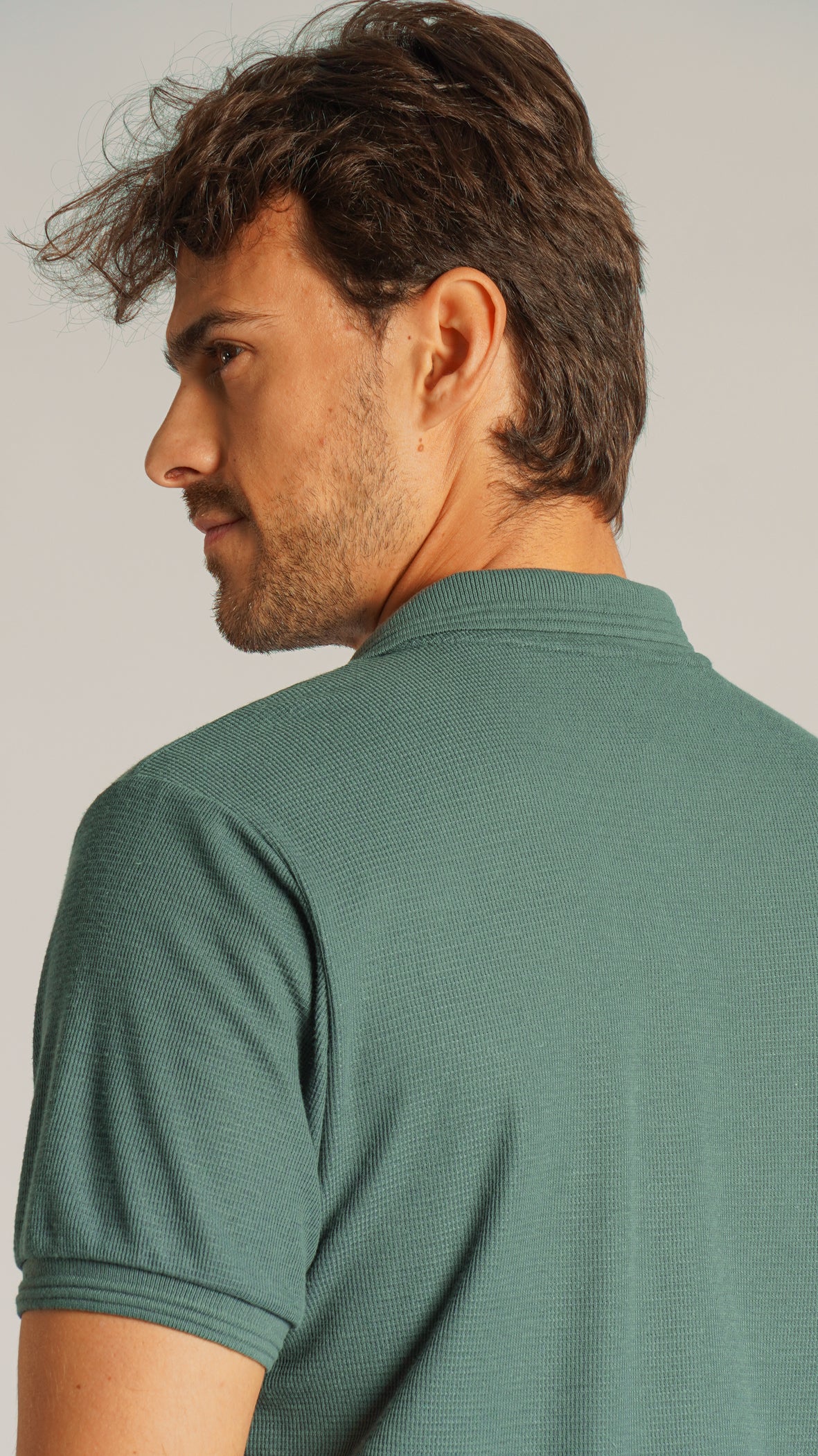 Camisa Polo Tricô Diamond - Grafite