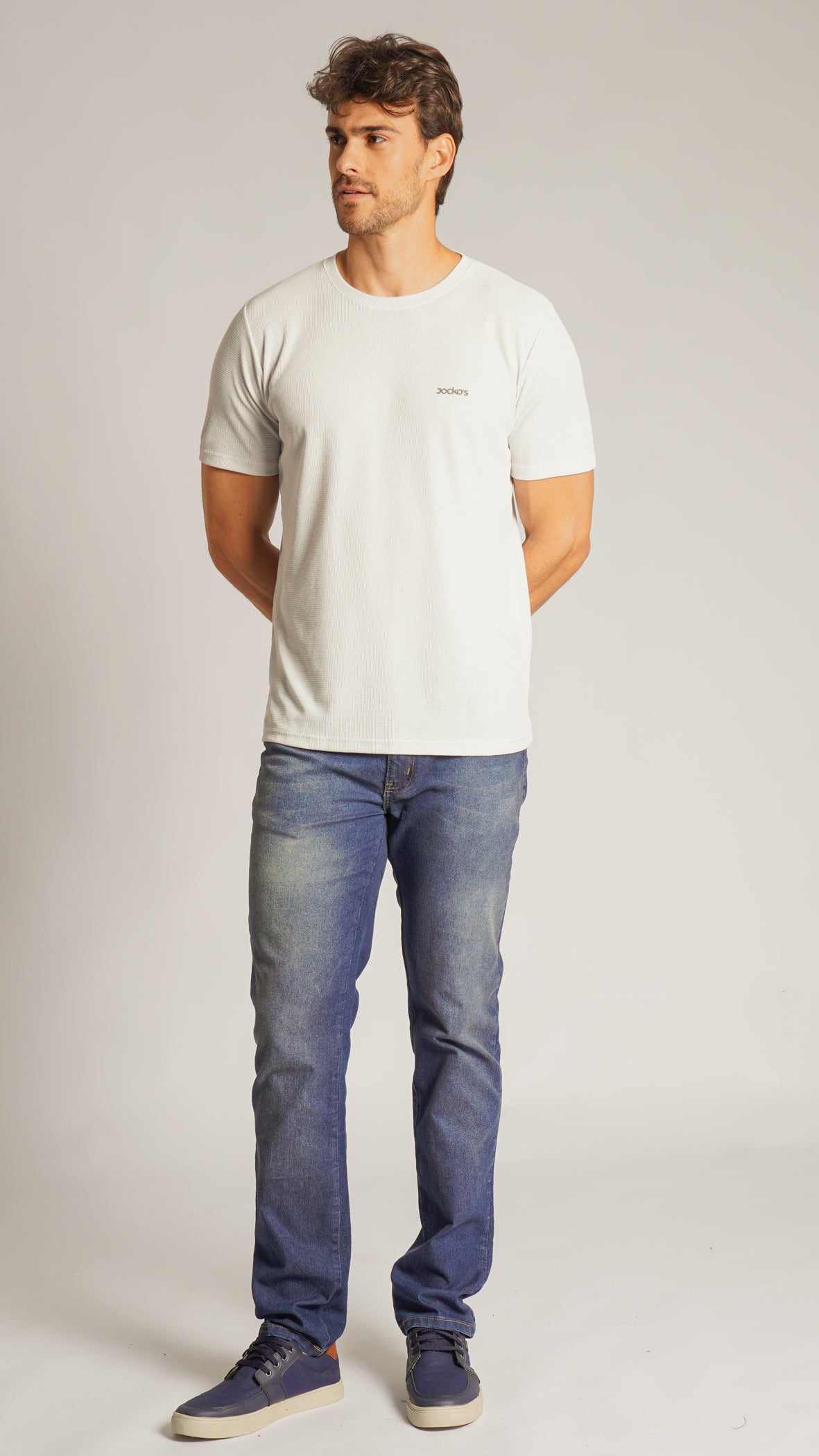 Camiseta Tricô Diamond - Cinza