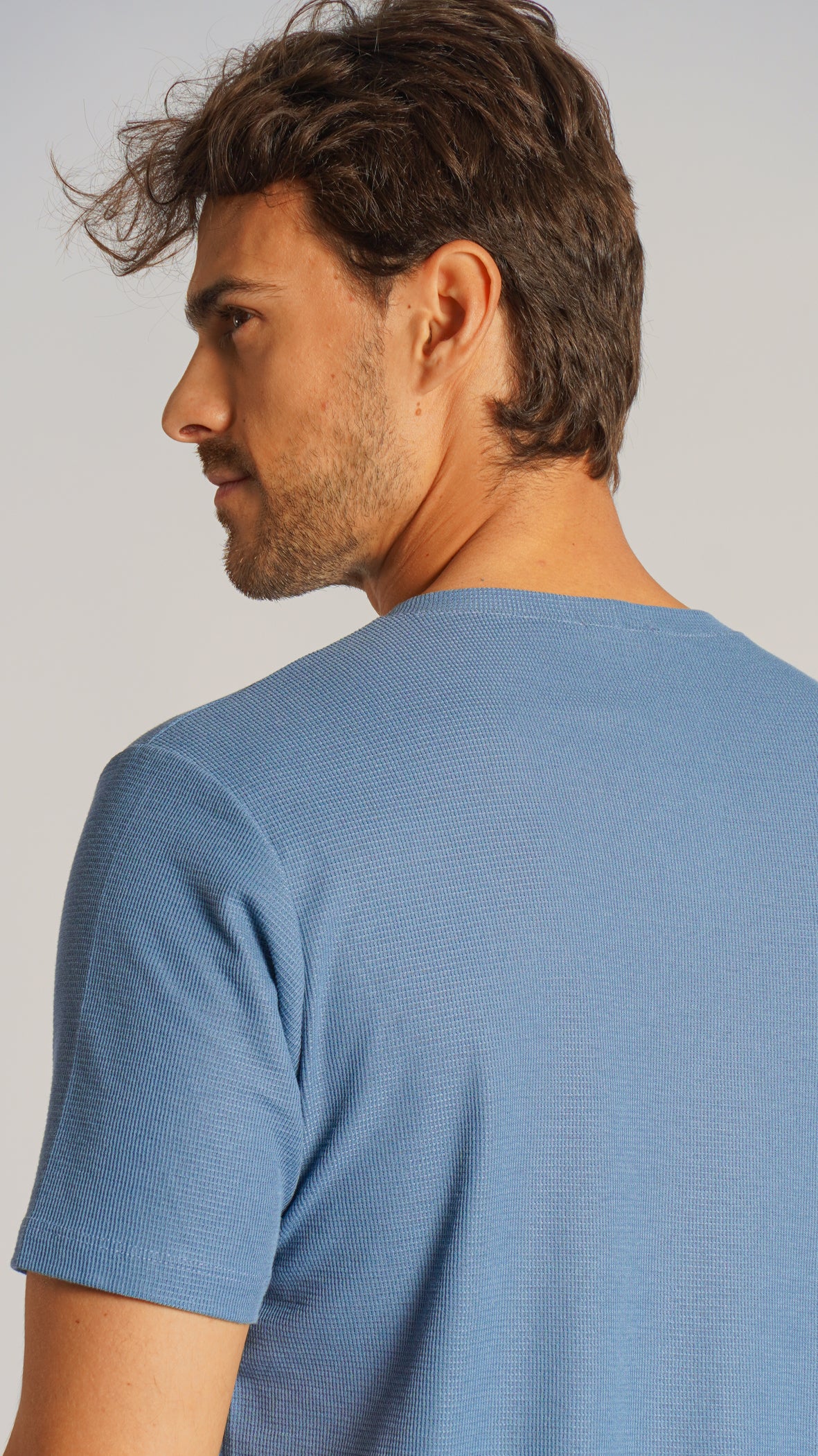 Camiseta Tricô Diamond - Azul