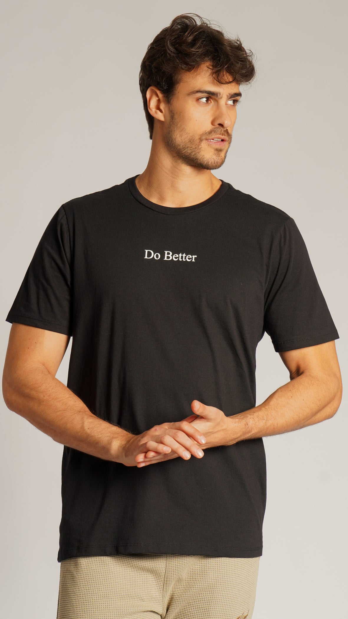 Camiseta Estampada Better - Preta