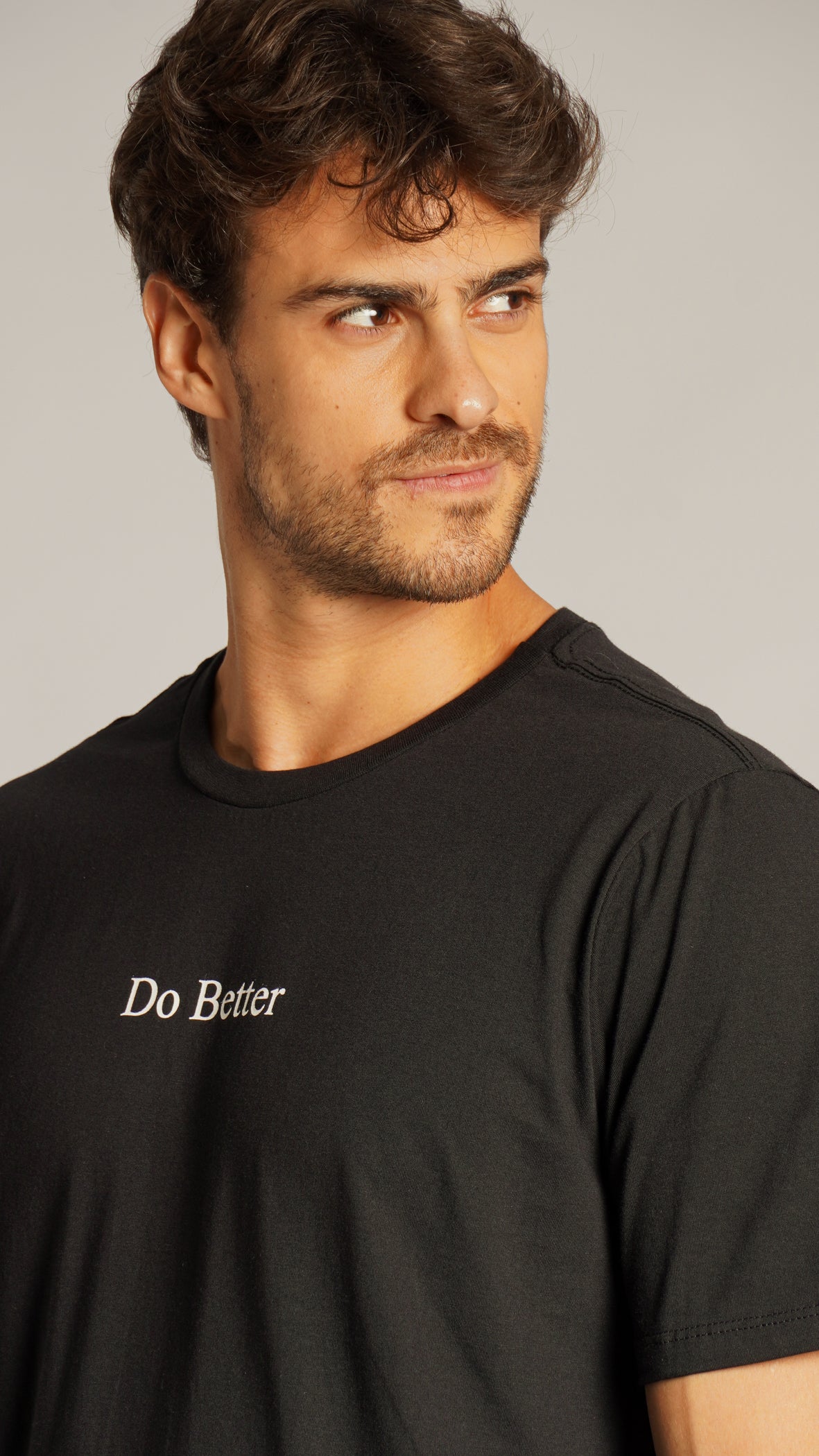 Camiseta Estampada Better - Preta