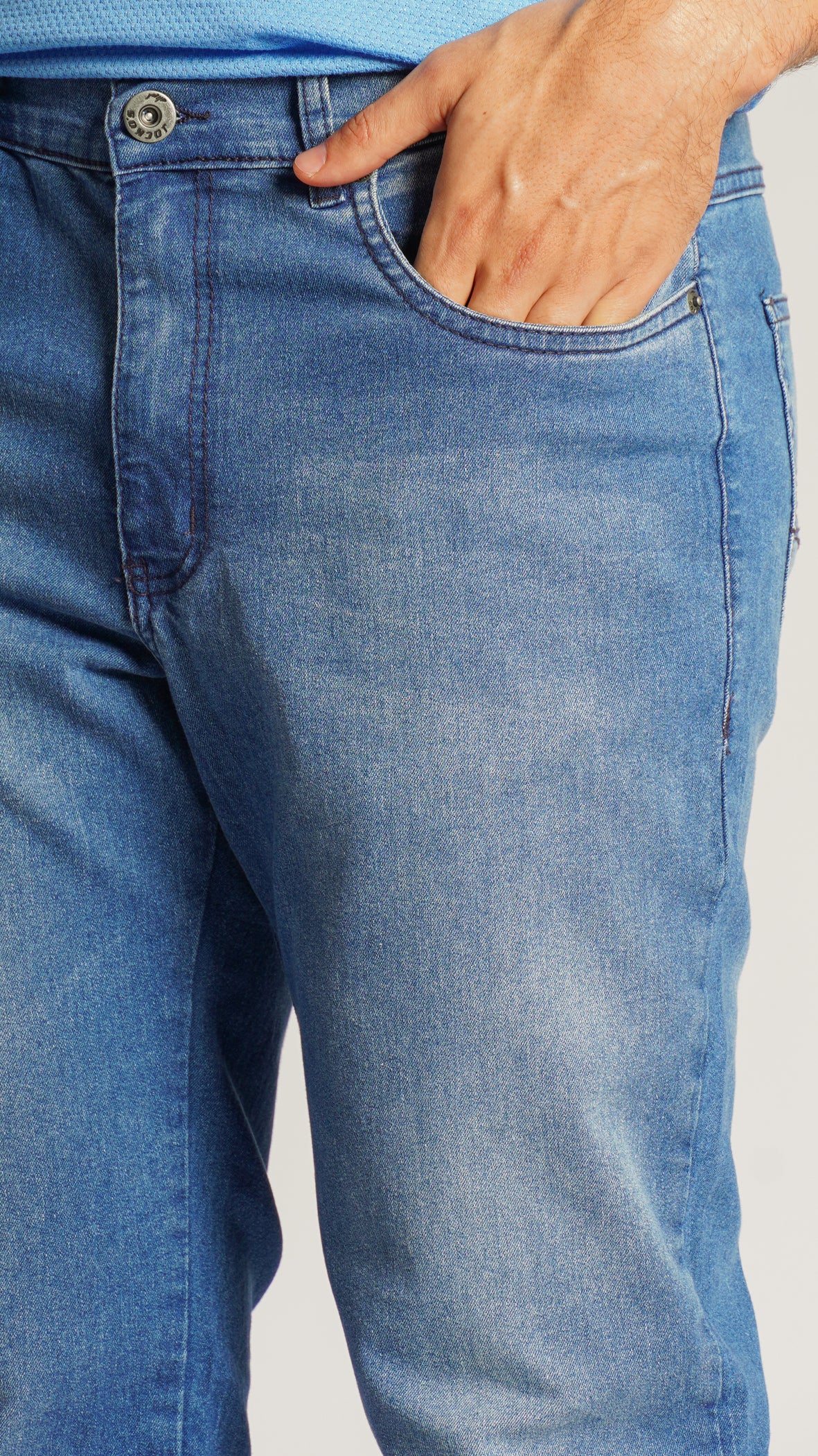 Calça Jeans - Escura Linha Azul