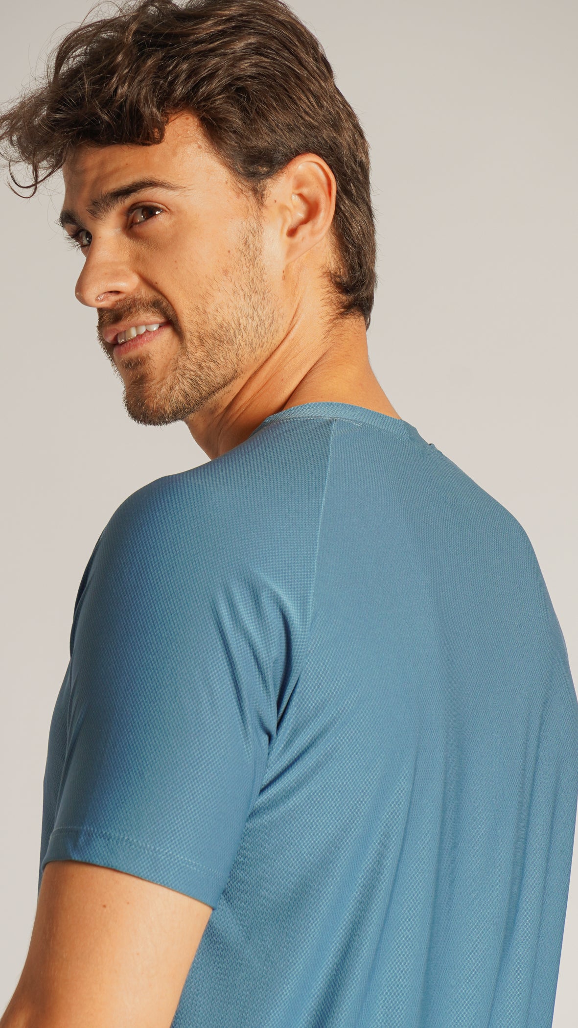 Camiseta Slim Dry Fit - Azul