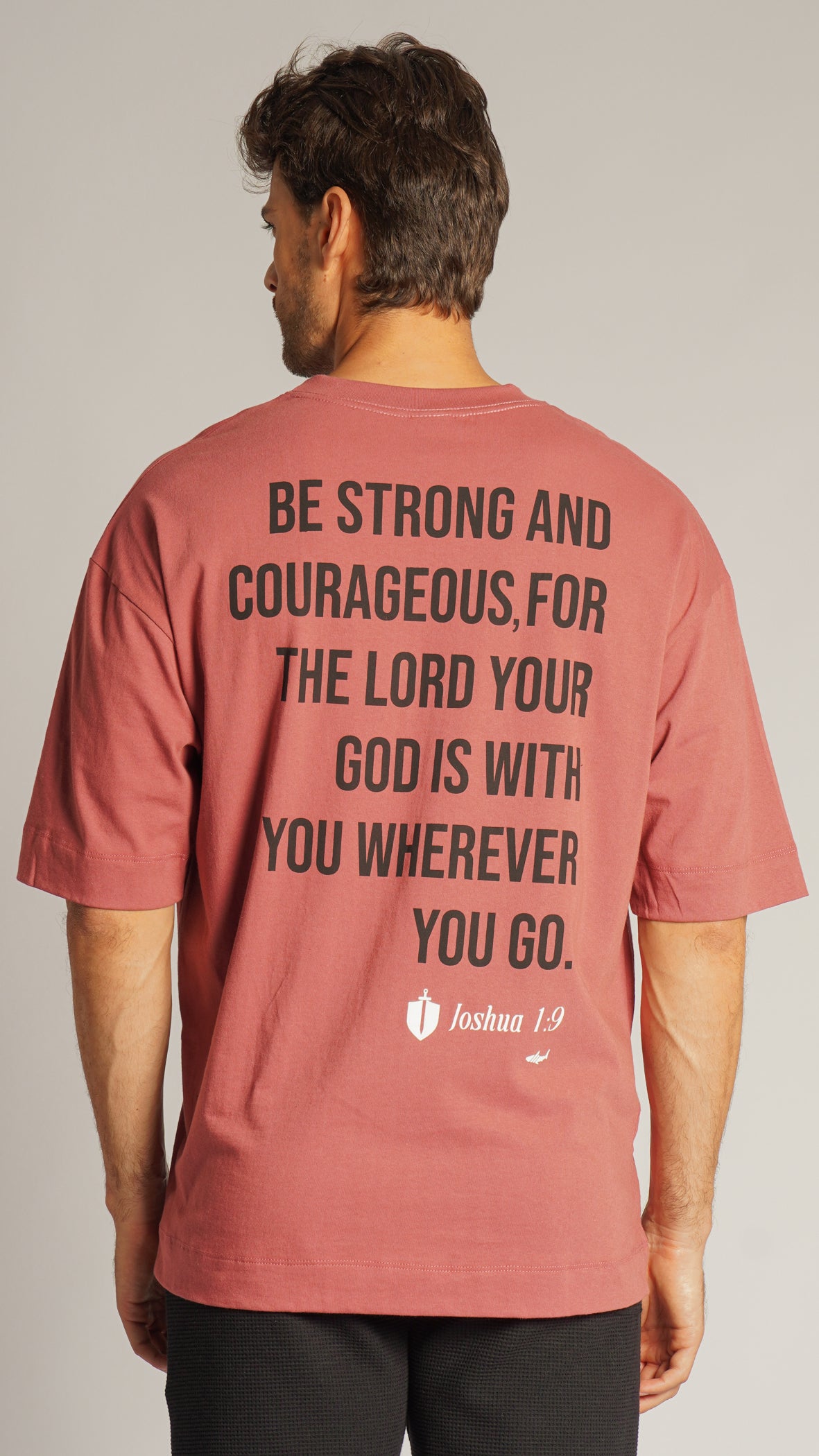 Camiseta Oversized Strong - Rosa