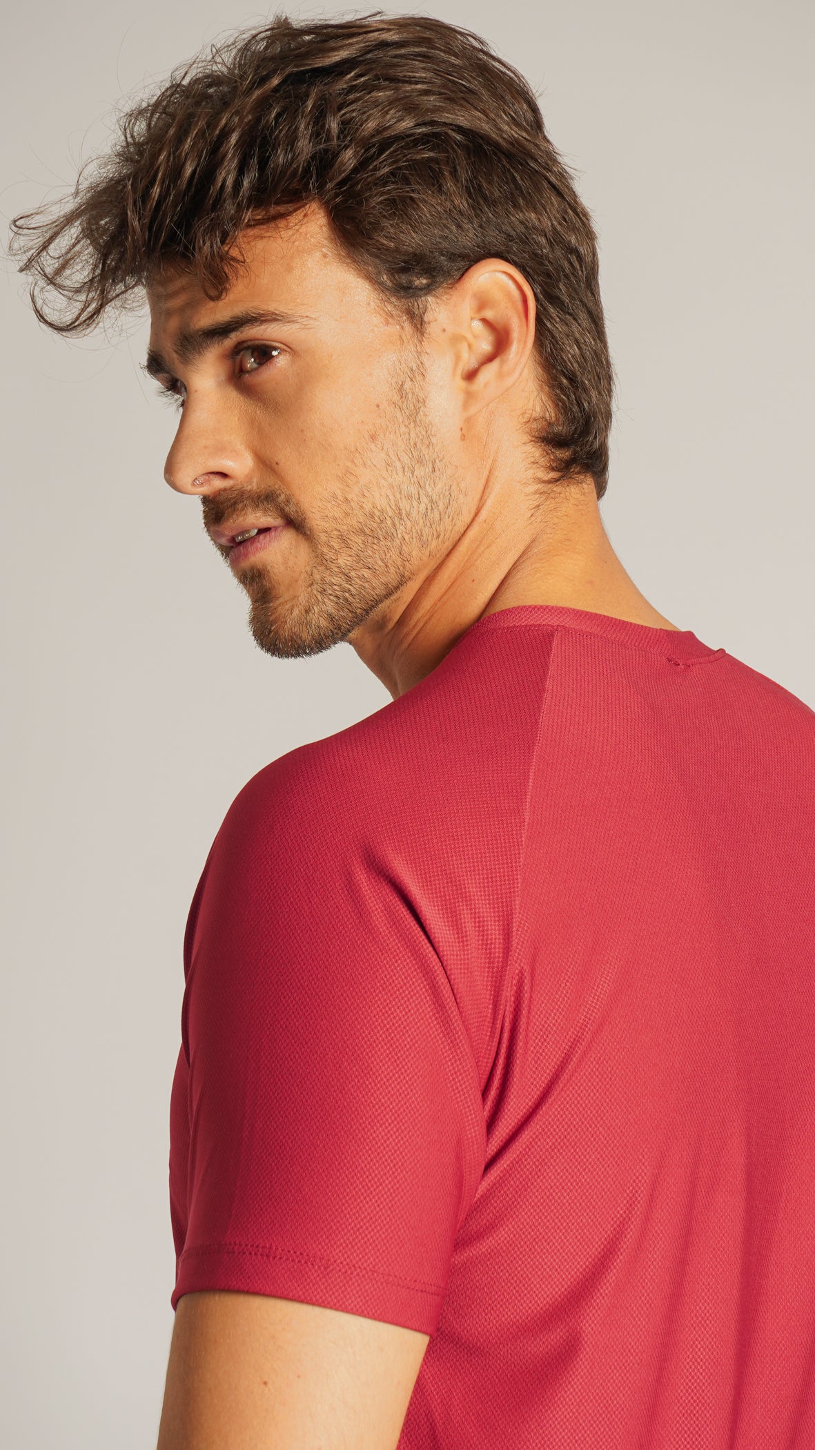 Camiseta Slim Dry Fit - Bordô