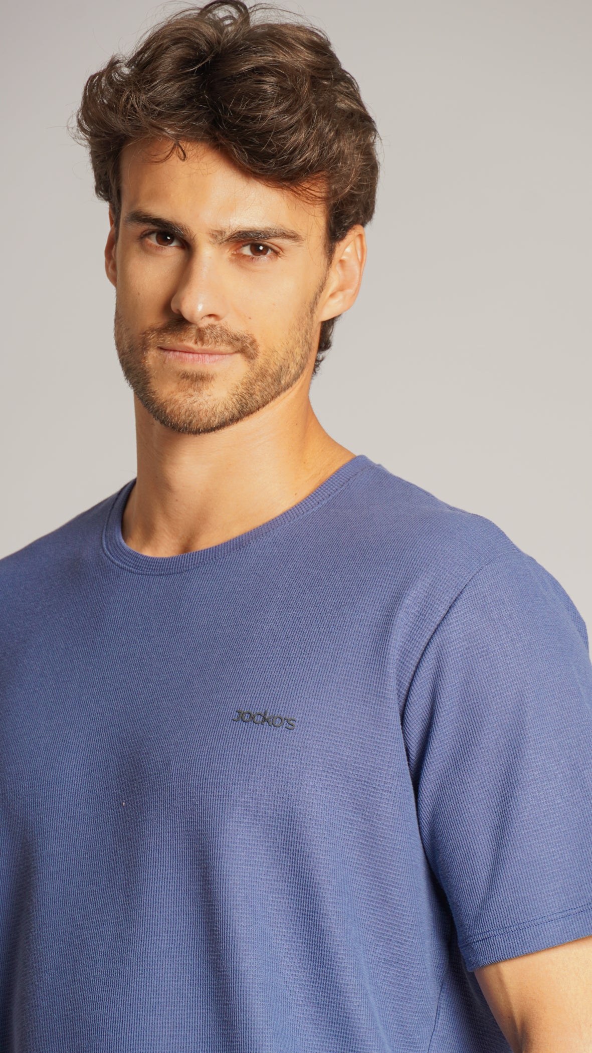 Camiseta Tricô Diamond - Azul