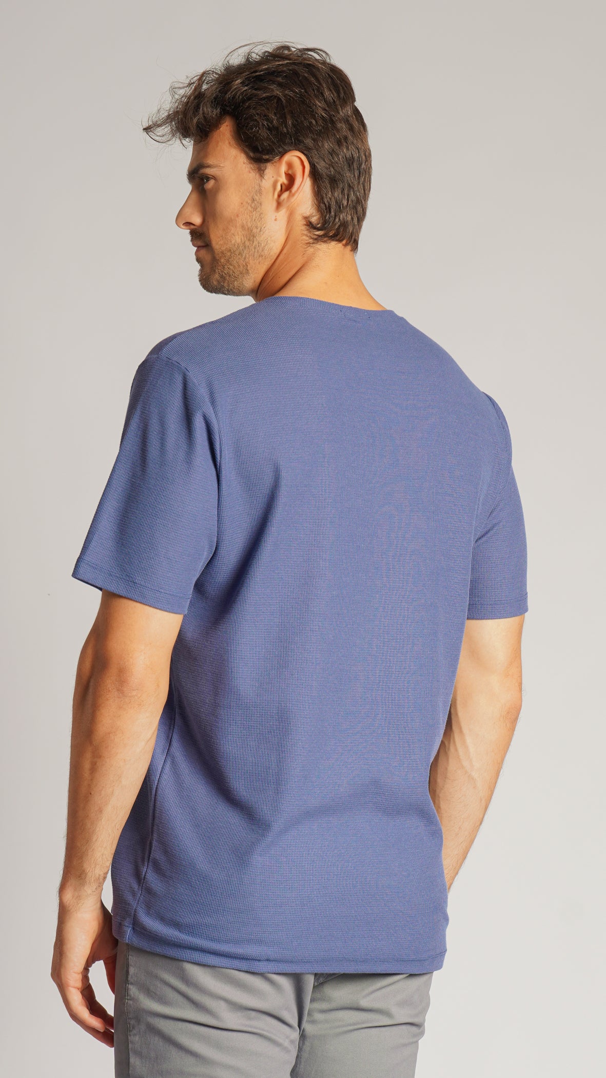 Camiseta Tricô Diamond - Azul