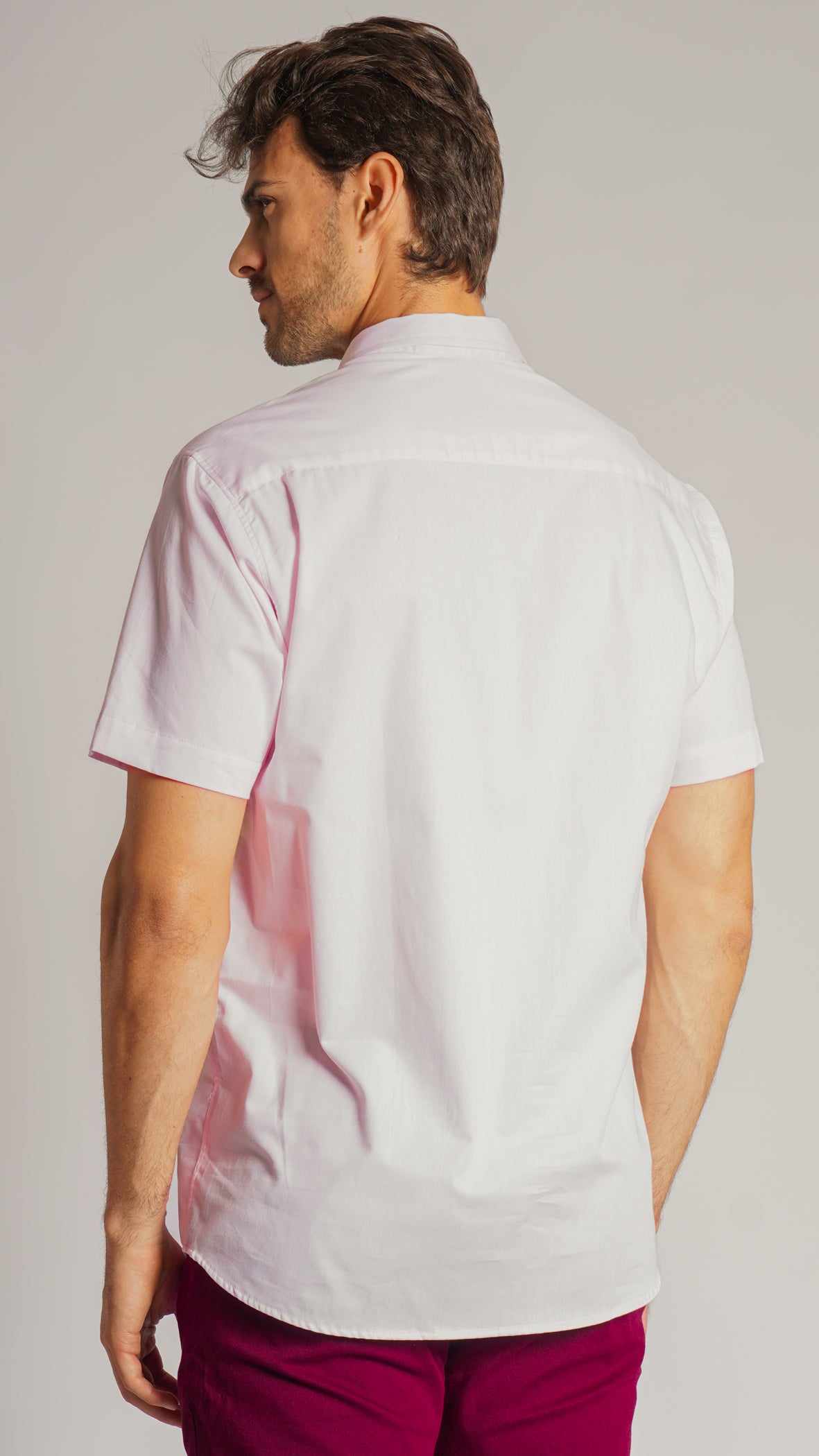 Camisa Manga Curta - Rosa