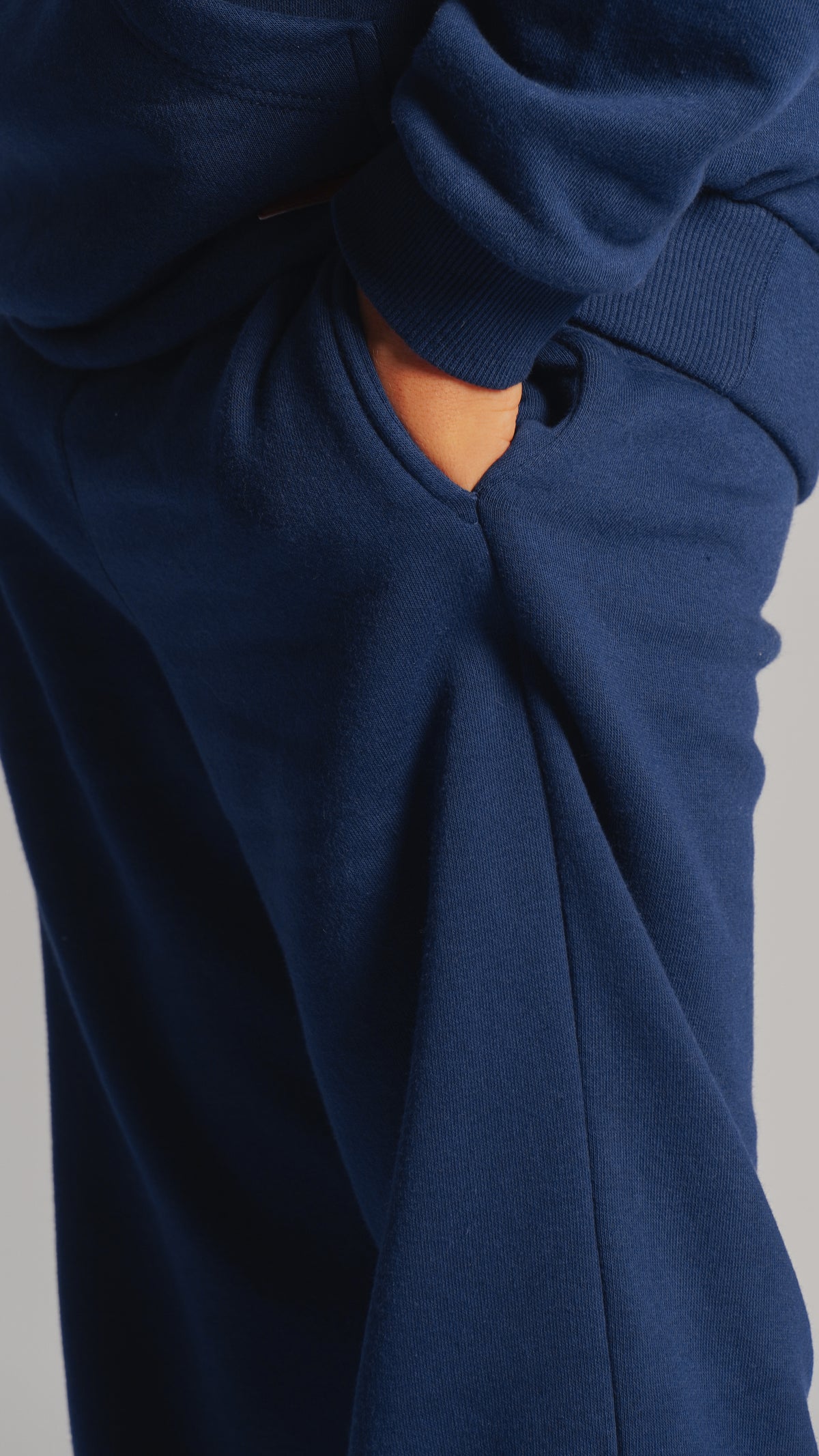 Calça Moletom Kids Unissex - Azul Marinho