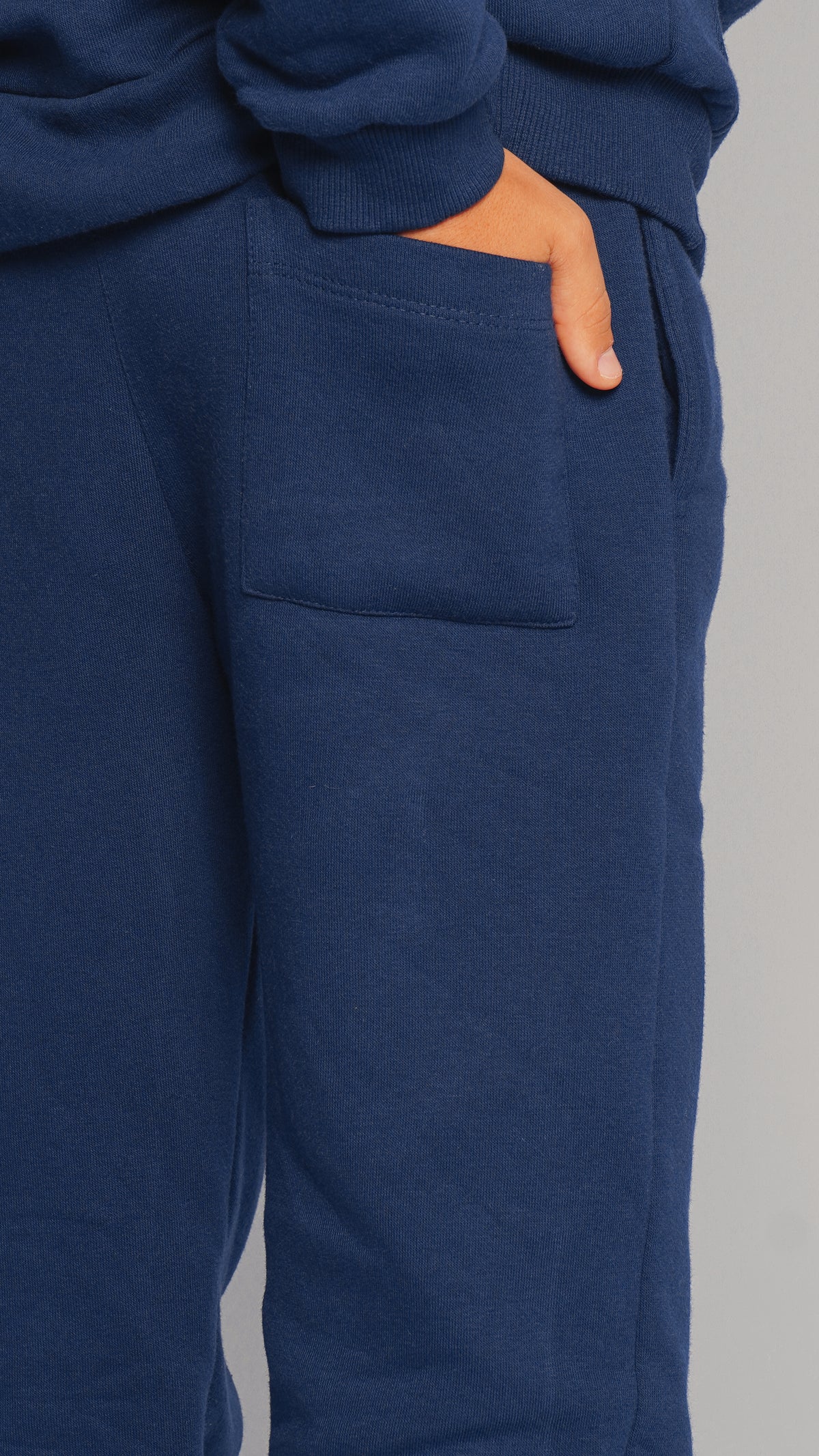 Calça Moletom Kids Unissex - Azul Marinho