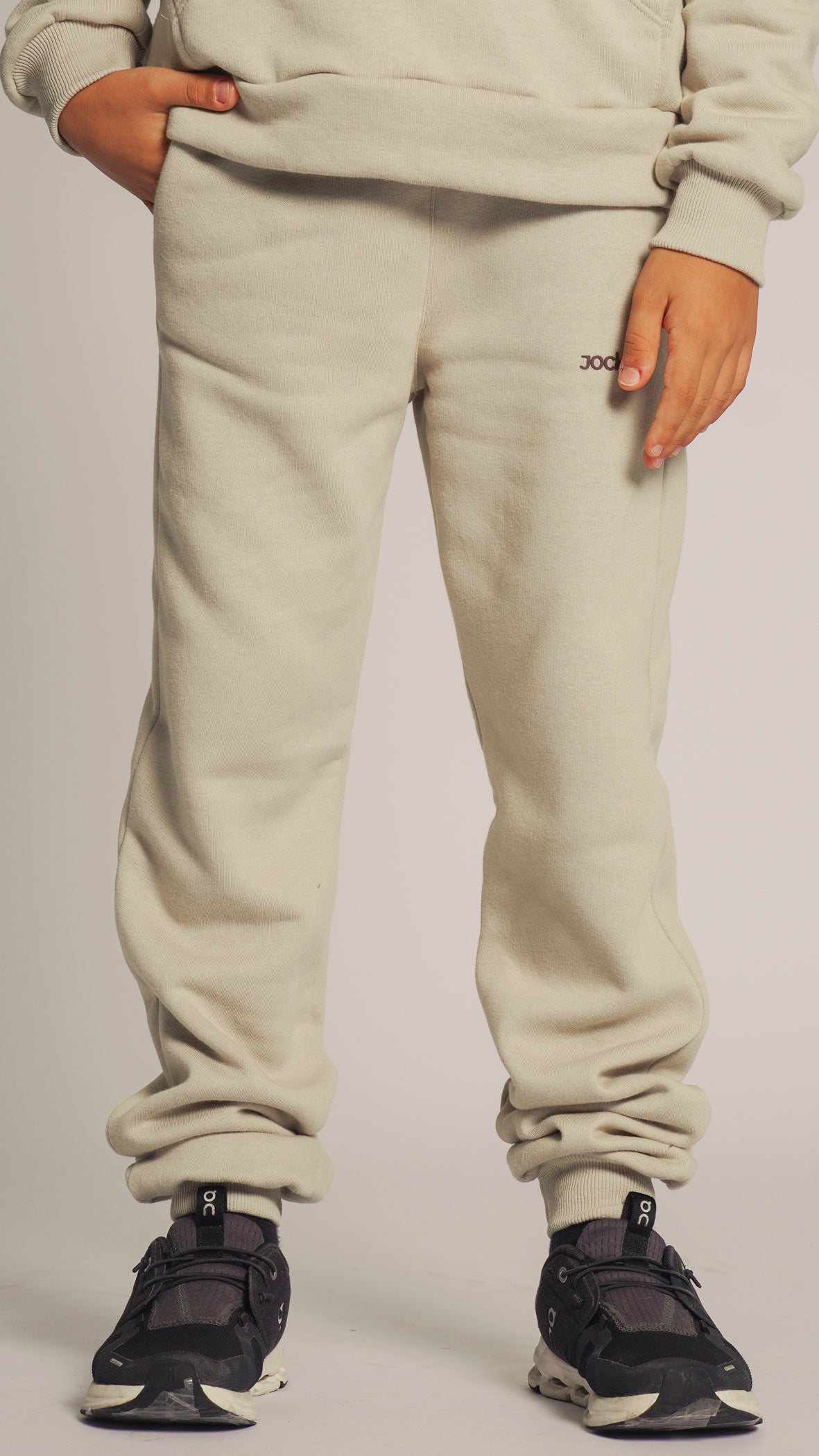 Calça Moletom Kids Unissex - Bege