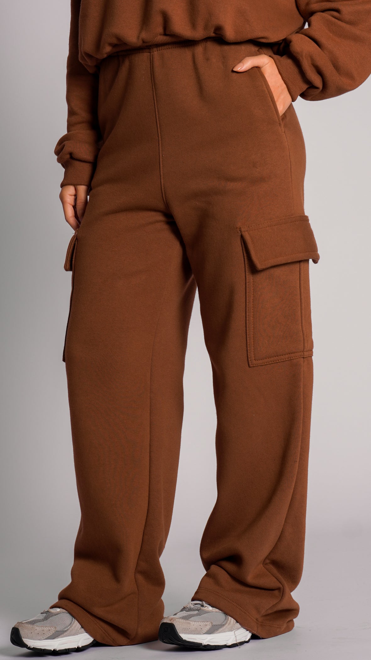 Calça Moletom Cargo Premium - Telha