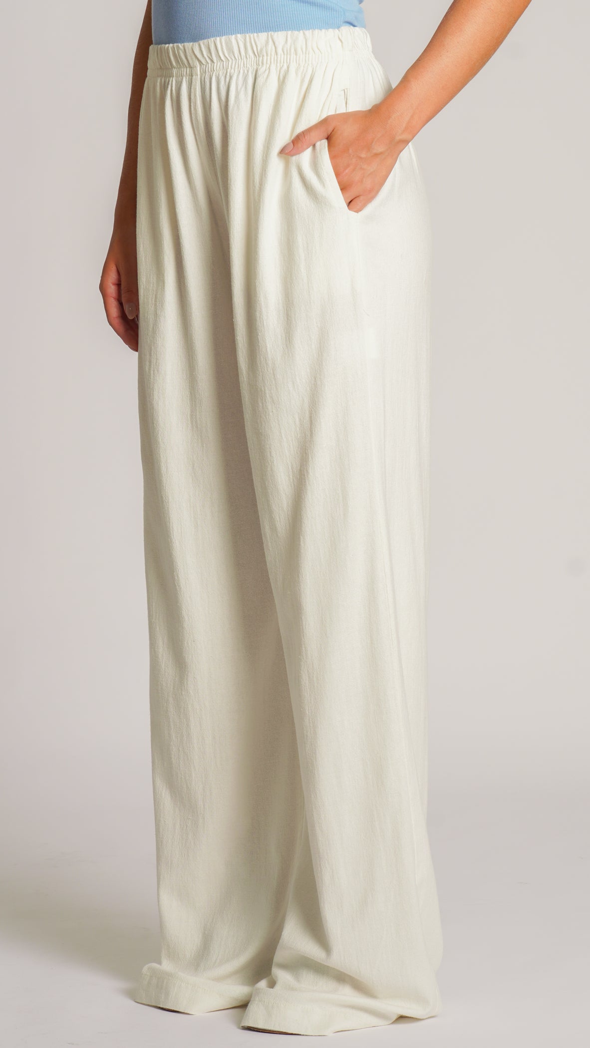 Calça Linho - Off White