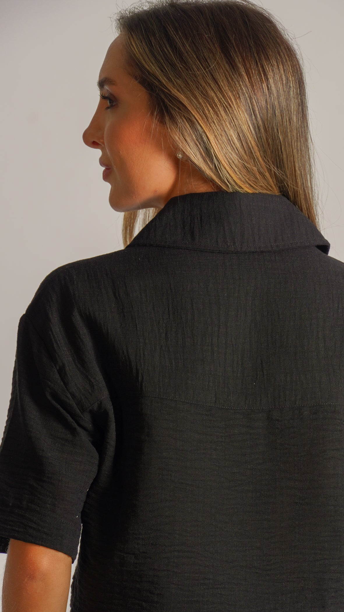 Camisa Oversized - Preta