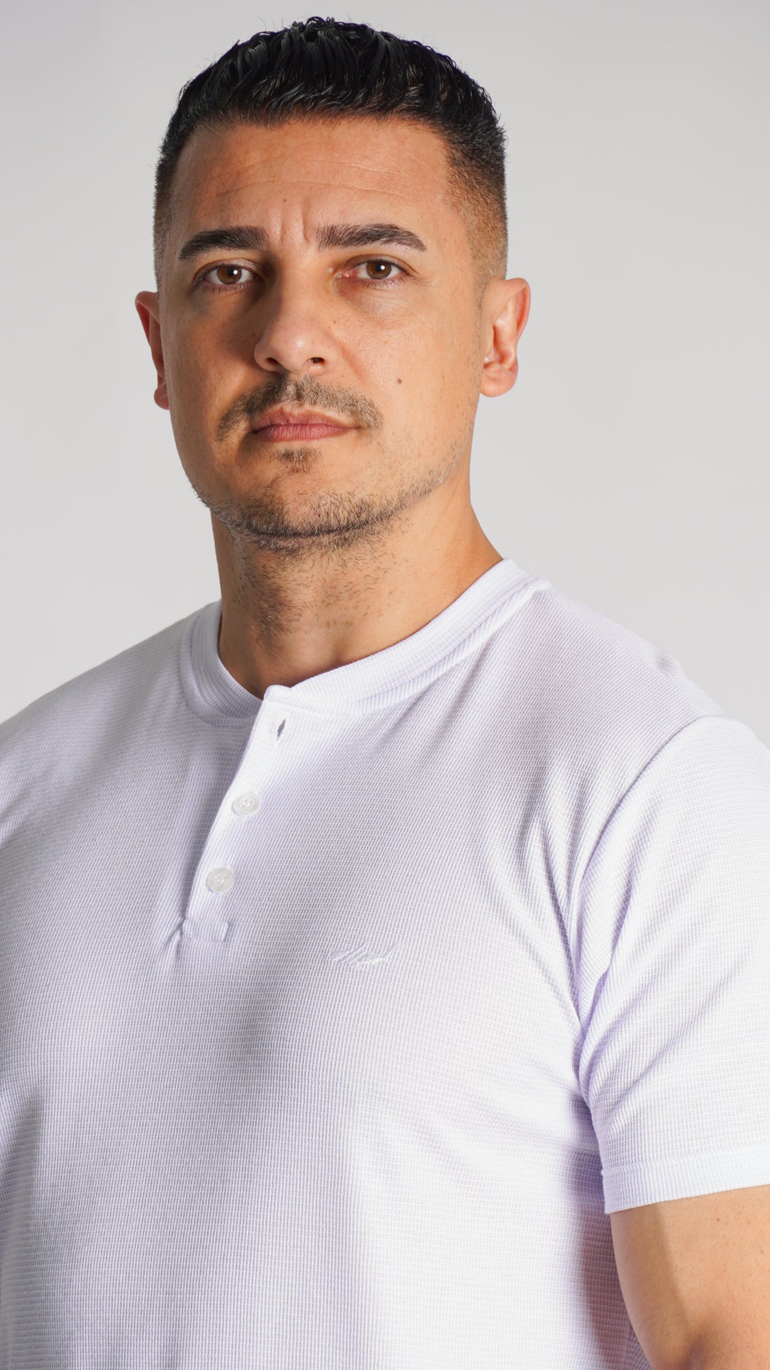 Camiseta Tricô Gola Portuguesa - Branca
