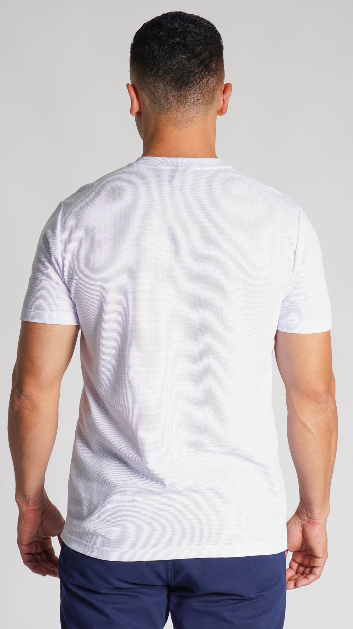 Camiseta Tricô Gola Portuguesa - Branca
