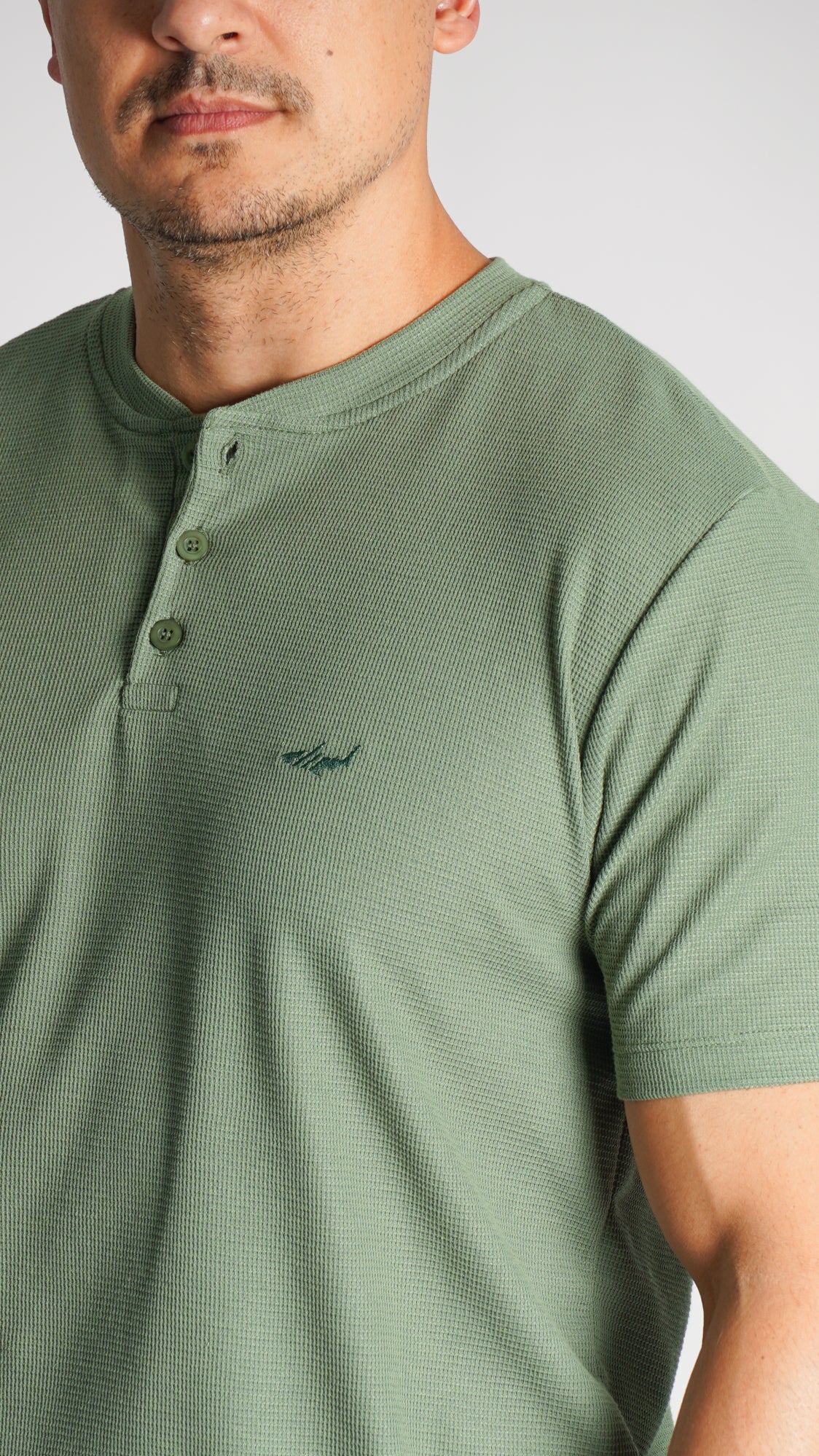Camiseta Tricô Gola Portuguesa - Verde