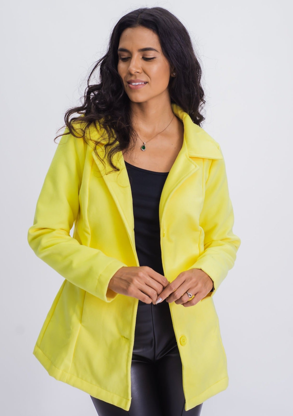 Casaco Lã - Amarelo