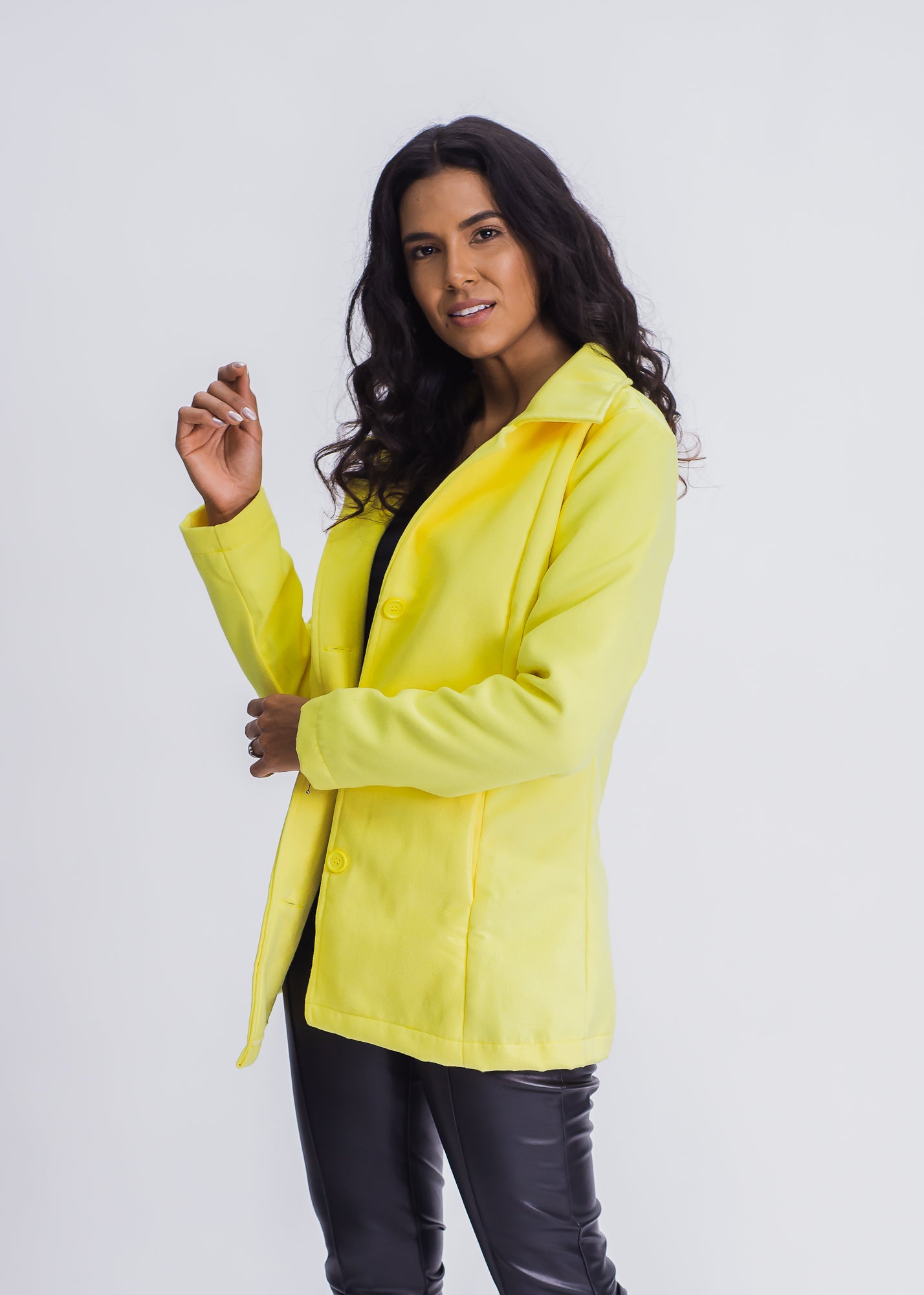 Casaco Lã - Amarelo