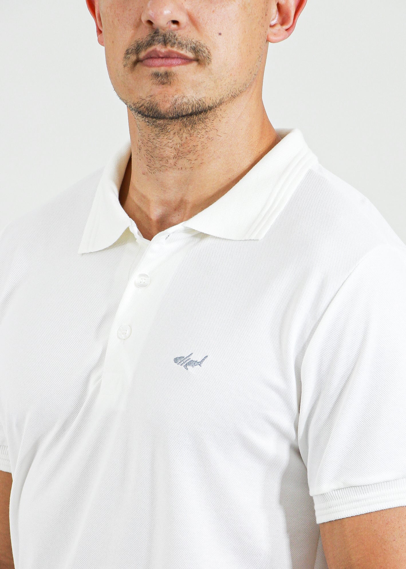 Camisa Polo Piquet - Off White