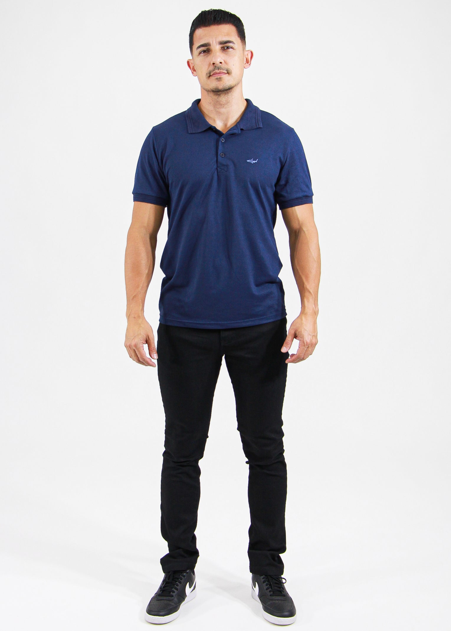 Camisa Polo Piquet - Azul Marinho