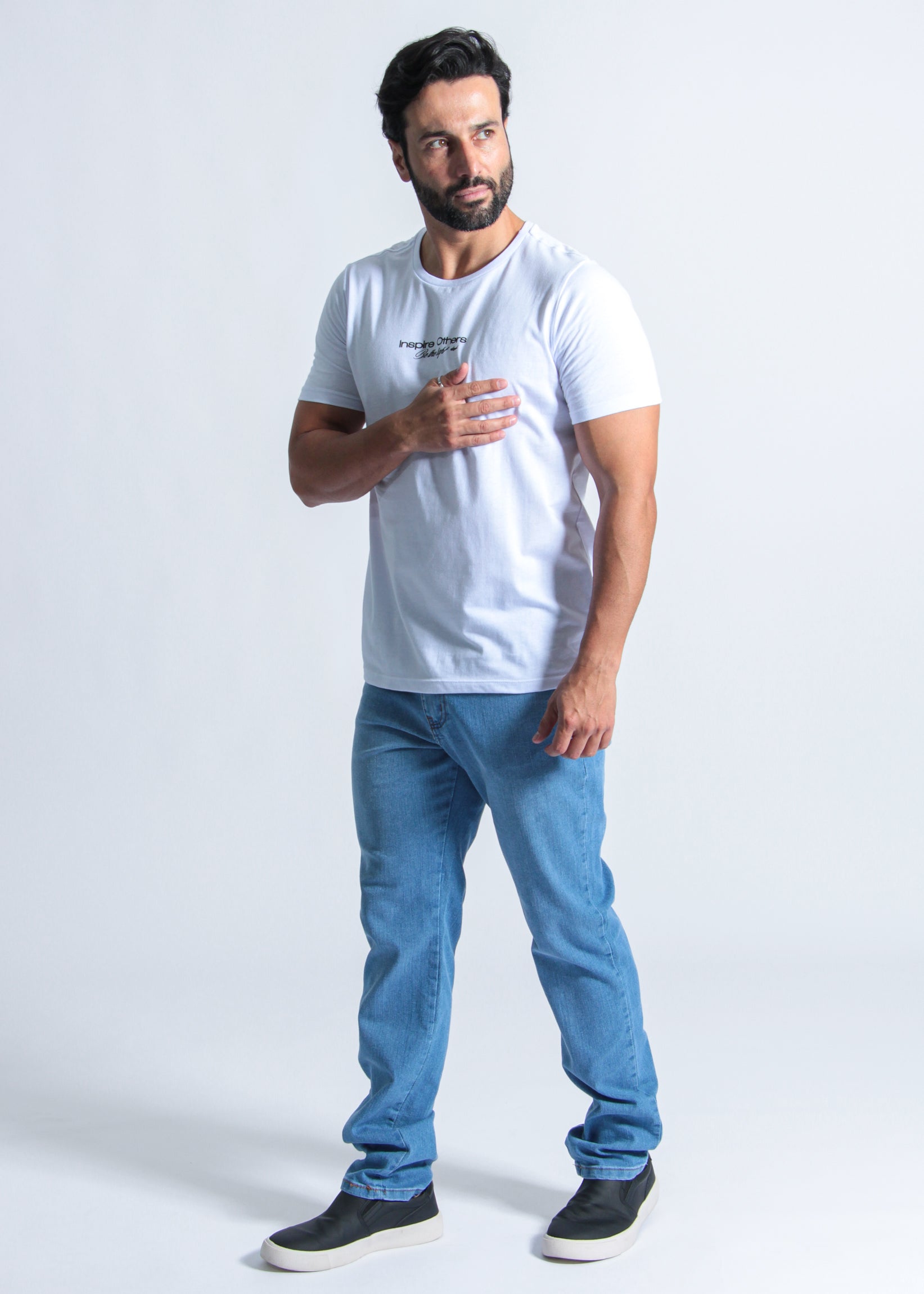 Camiseta Estampada Inspire Others - Branca