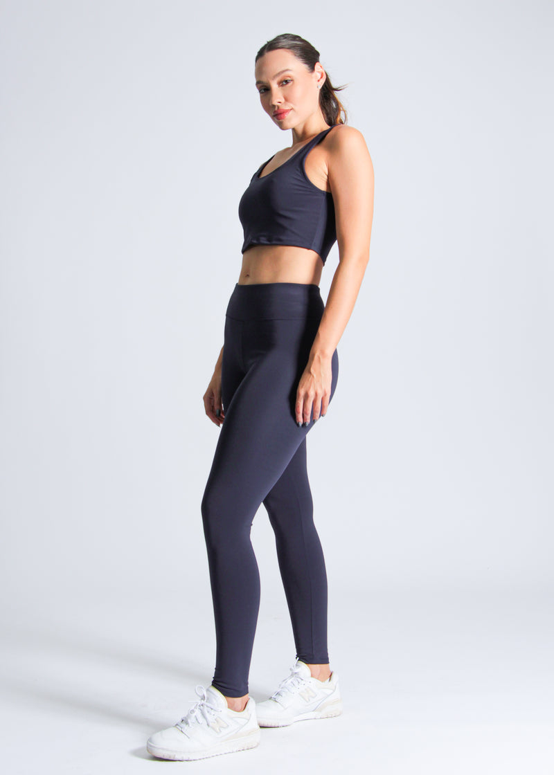 Calça Legging Fitness - Azul Marinho
