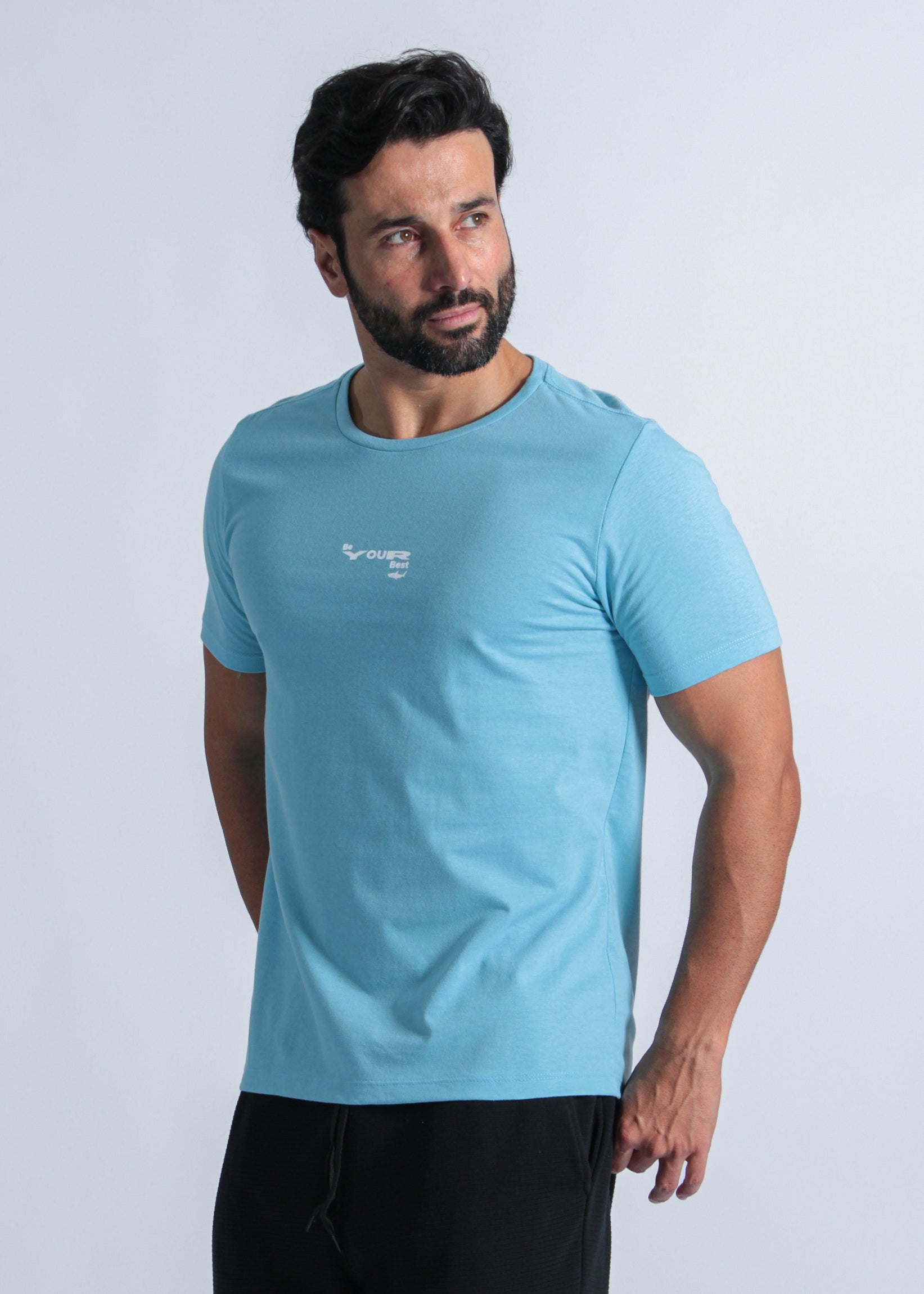 Camiseta Estampada Be Your - Azul