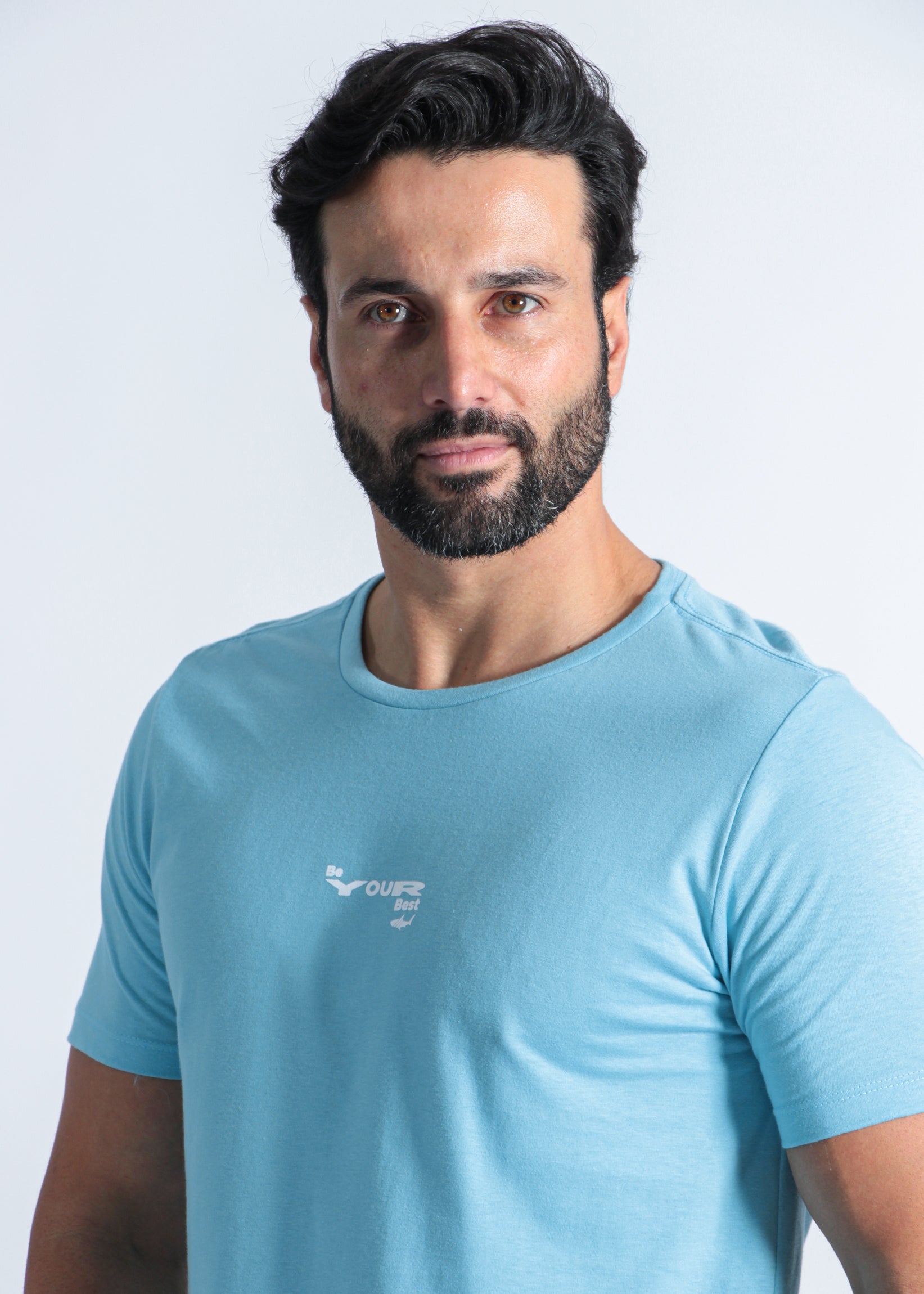 Camiseta Estampada Be Your - Azul