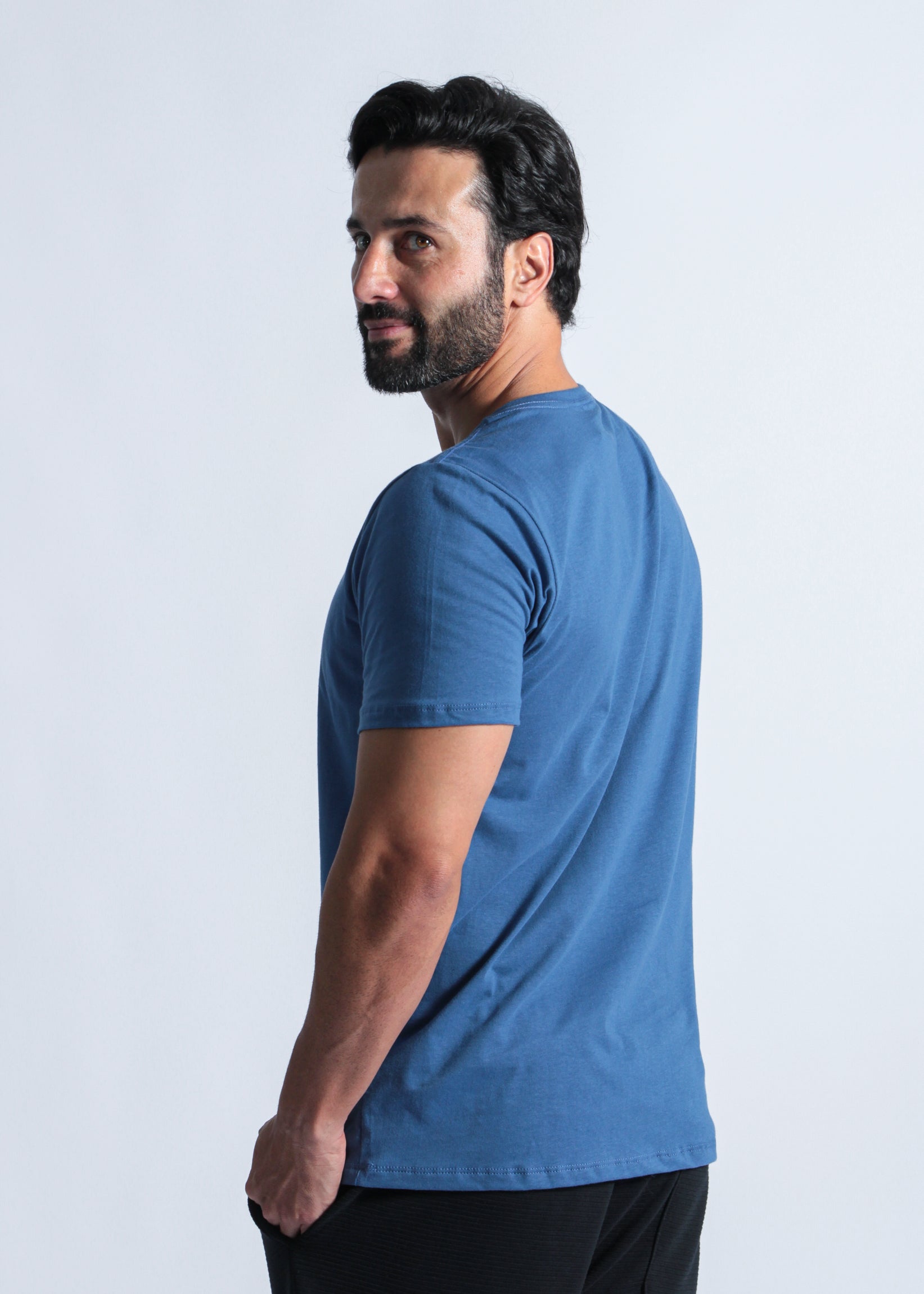 Camiseta Estampada New York - Azul