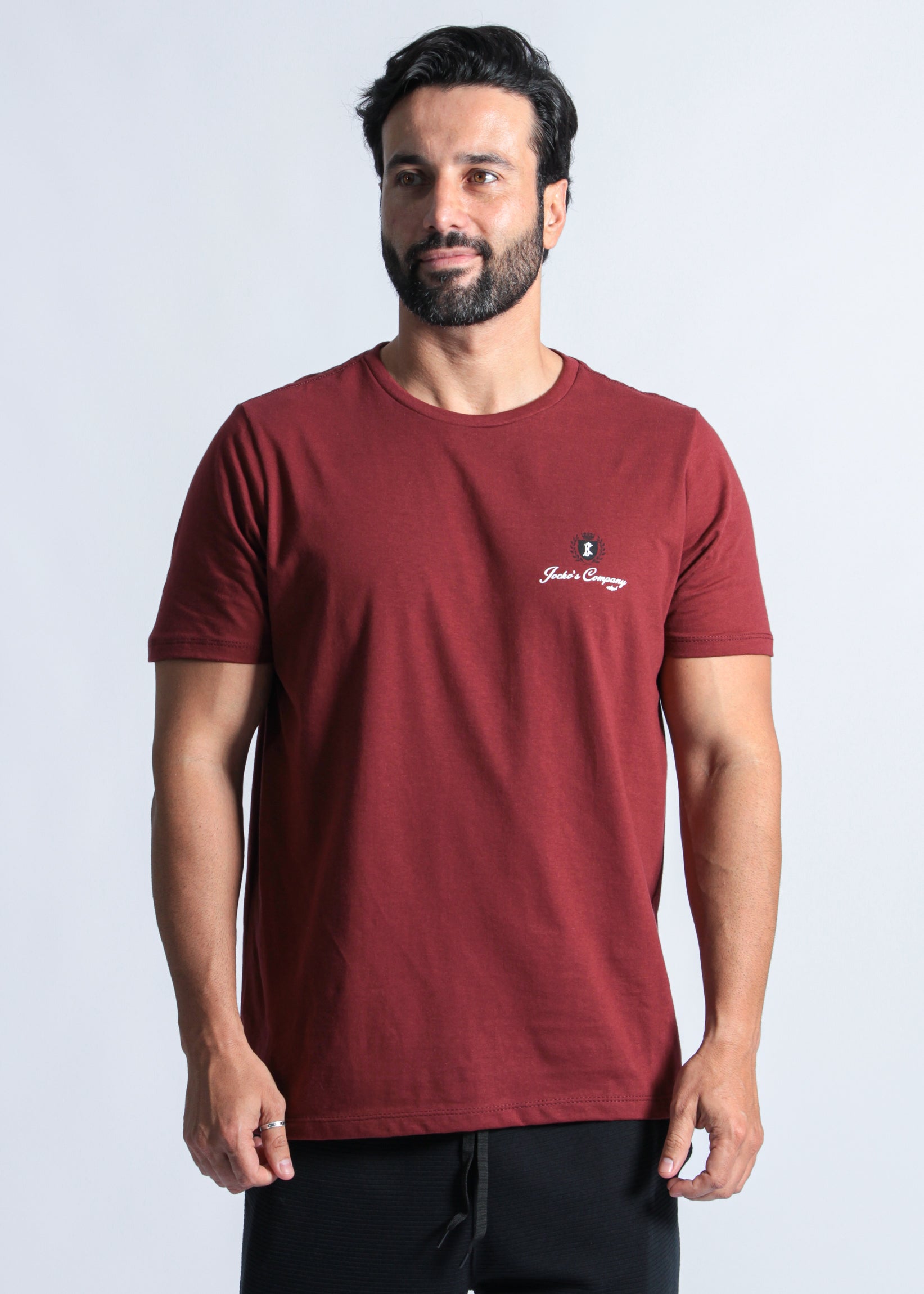 Camiseta Estampada Jocko´s Company - Bordô