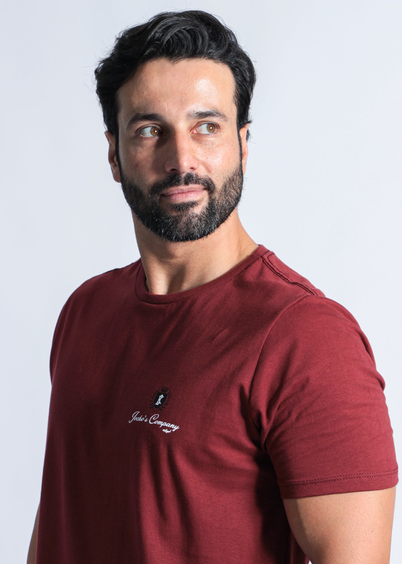 Camiseta Estampada Jocko´s Company - Bordô