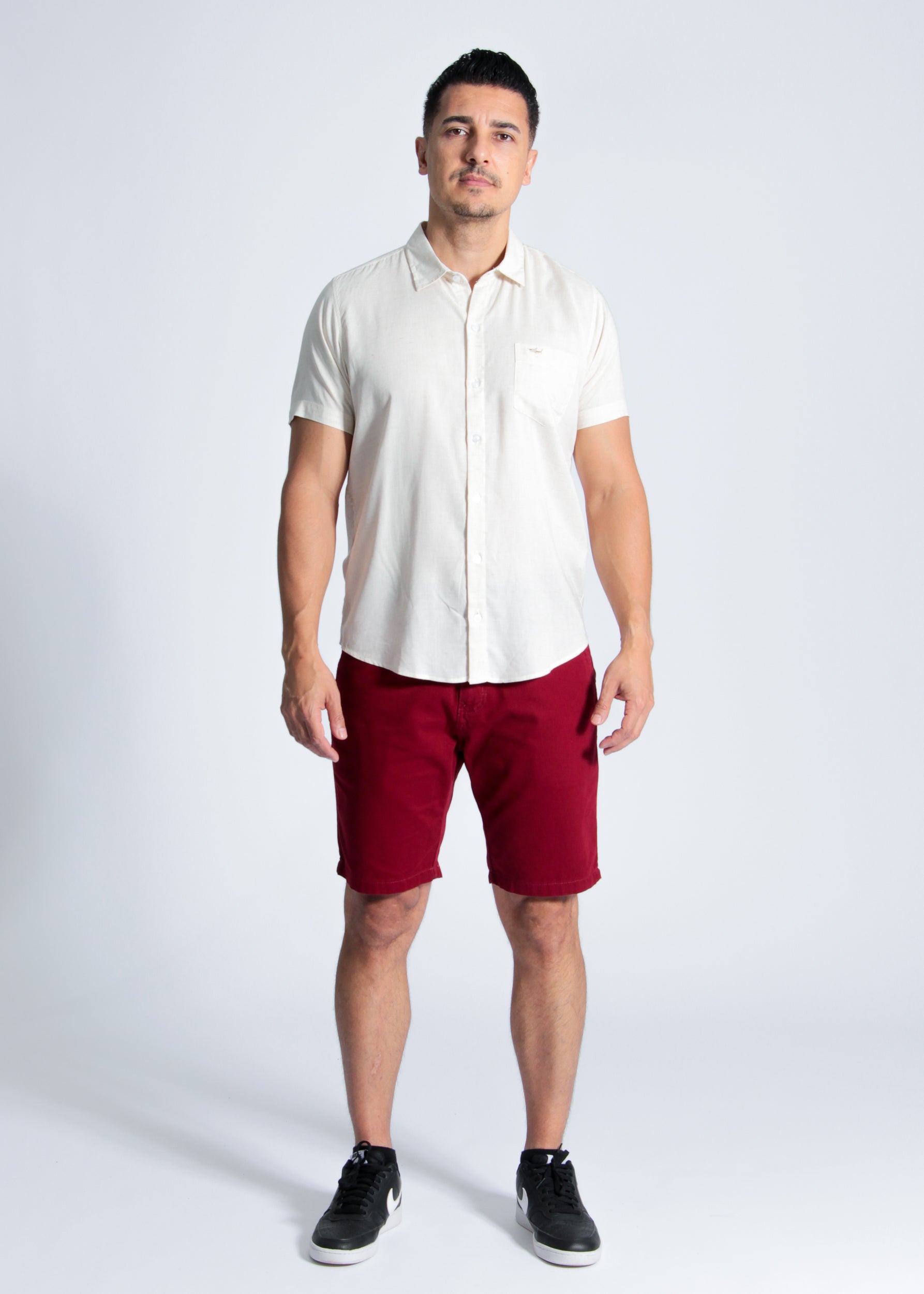 Camisa Manga Curta - Cru