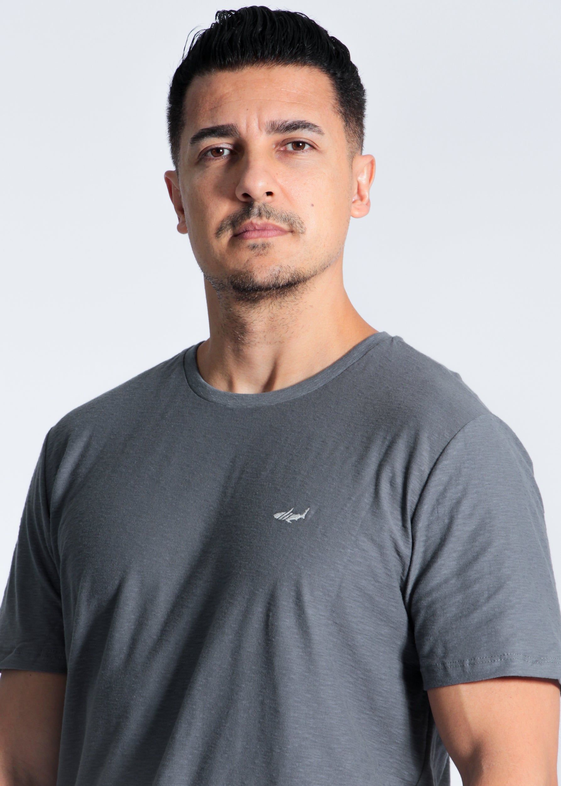 Camiseta Slim Flamê - Grafite